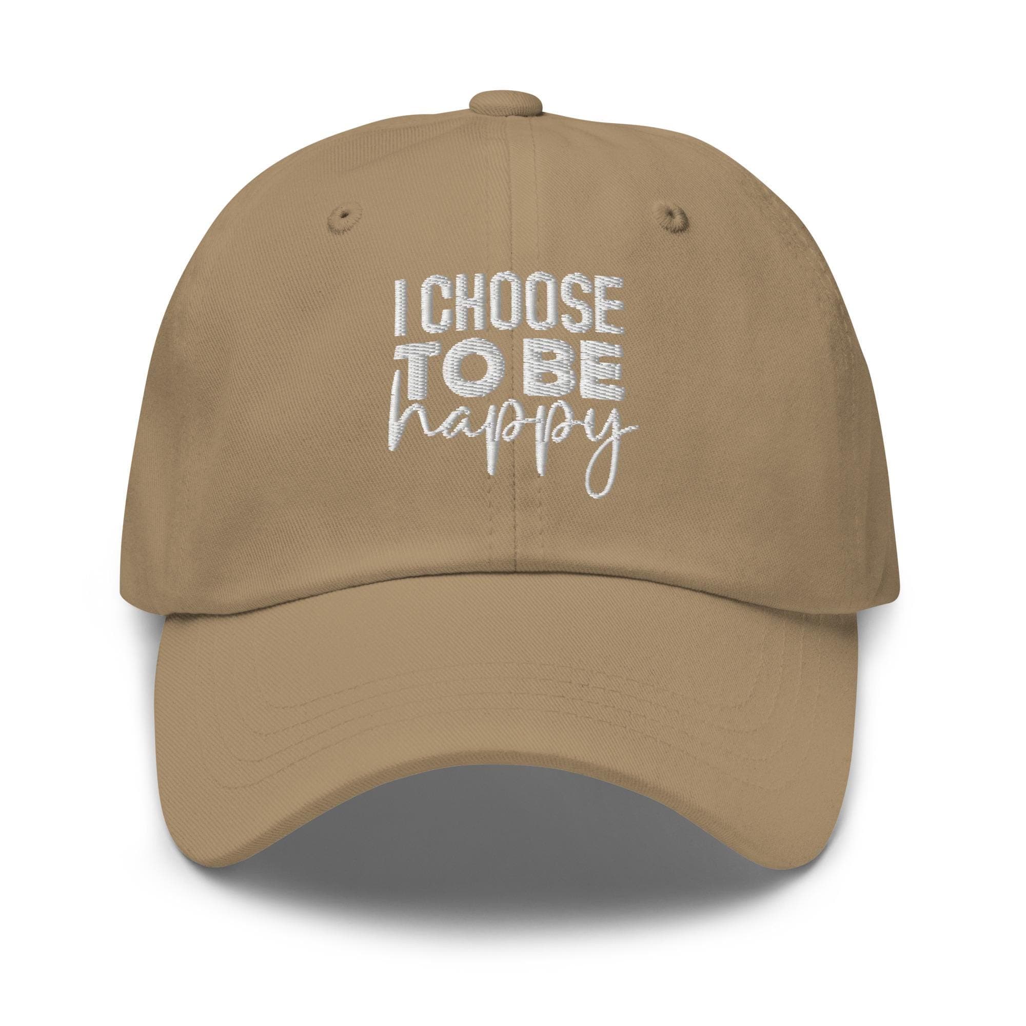 I Choose To Be Happy Embroidered Dad Hat Gift for Dad Mental Hat Self Care Hat Self Love Hat Therapy Hat Mental Health Awareness Cap Dad Cap