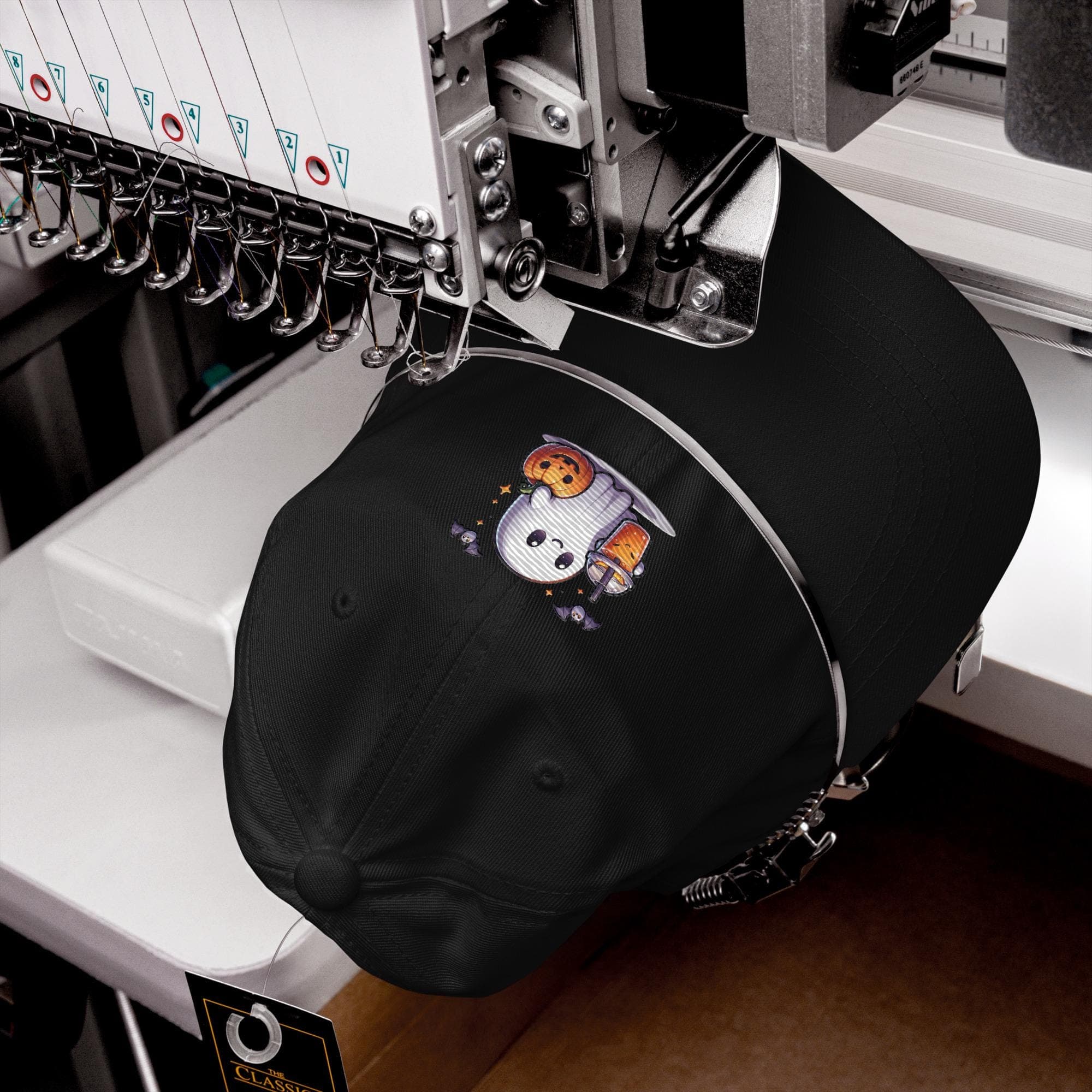 Cute ghost holding a tumbler Hat Embroidered Dad Cap | Halloween Gift Hat Funny Ghost Hat
Spooky
halloween cap
embroidered ghost
unique gift
for ghost lover
loves ghost
ghost drinking
halloween ghost
halloween hat
cute ghost hat