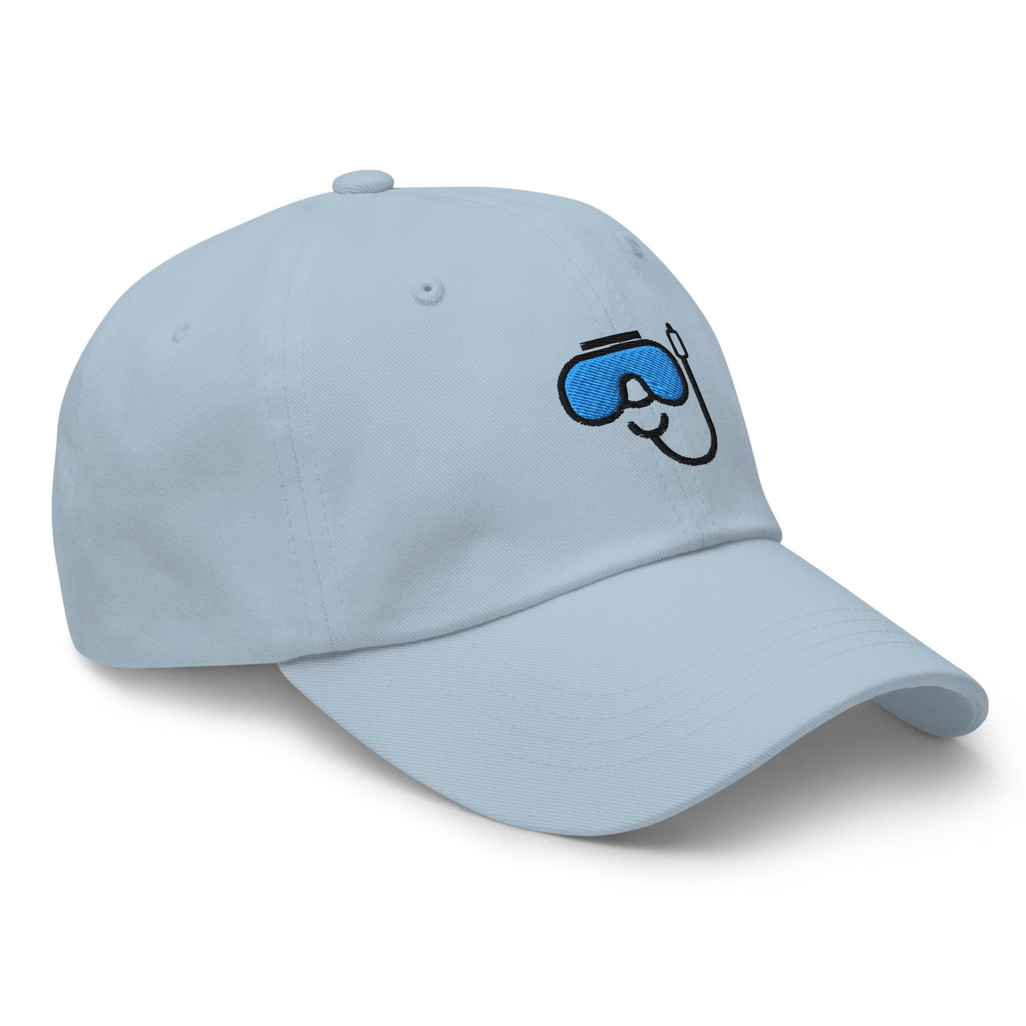 Scuba Diving Hat Embroidered Cap with Diving Goggles Icon | Diver Gift | Ocean Adventure Baseball Cap for Snorkel & Dive Lovers