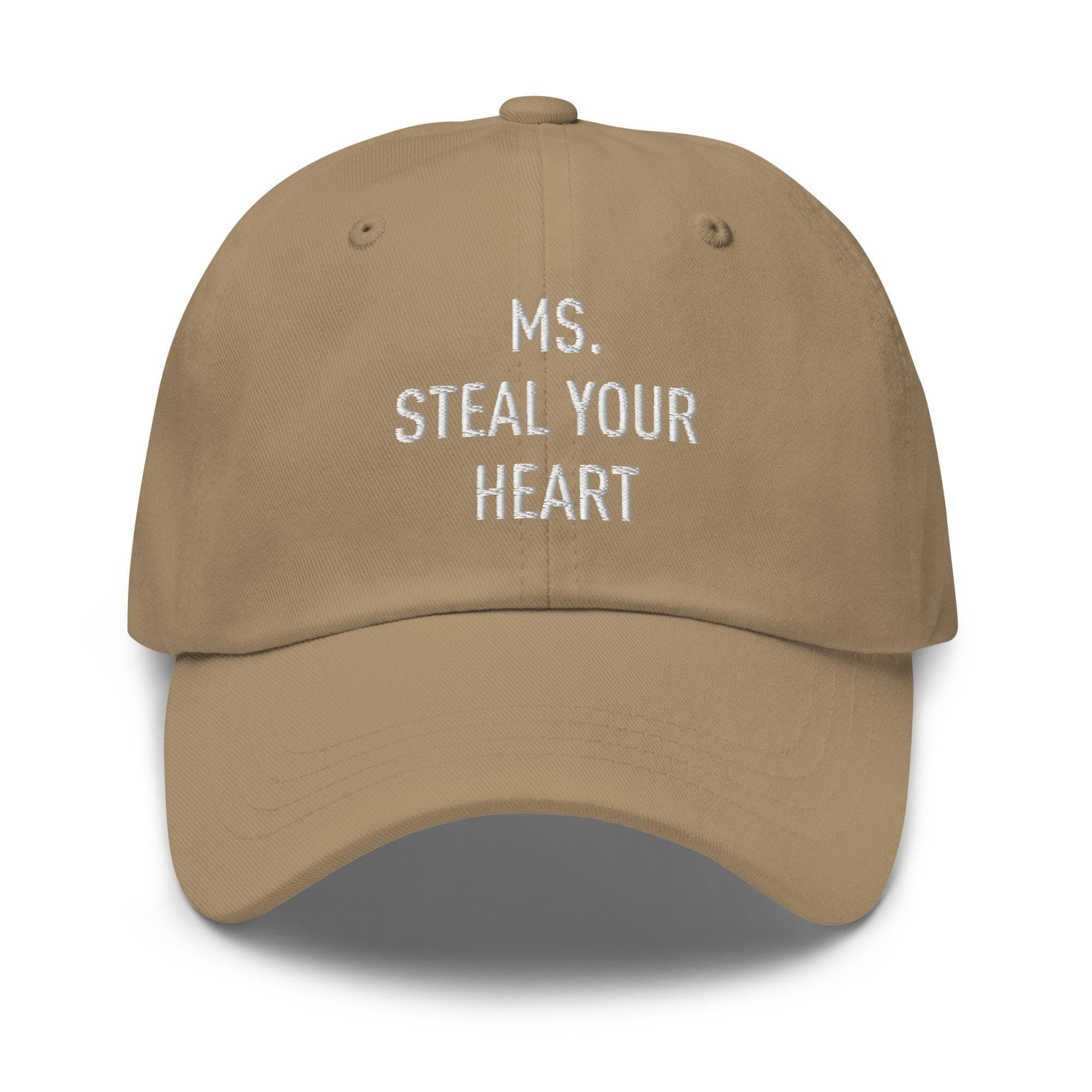 Ms Steal Your Heart Hat Embroidered Hat Gift for Valentines Hat Gift for miss Gift for girl Gift for Kids Gift for Teens Gift for Mom