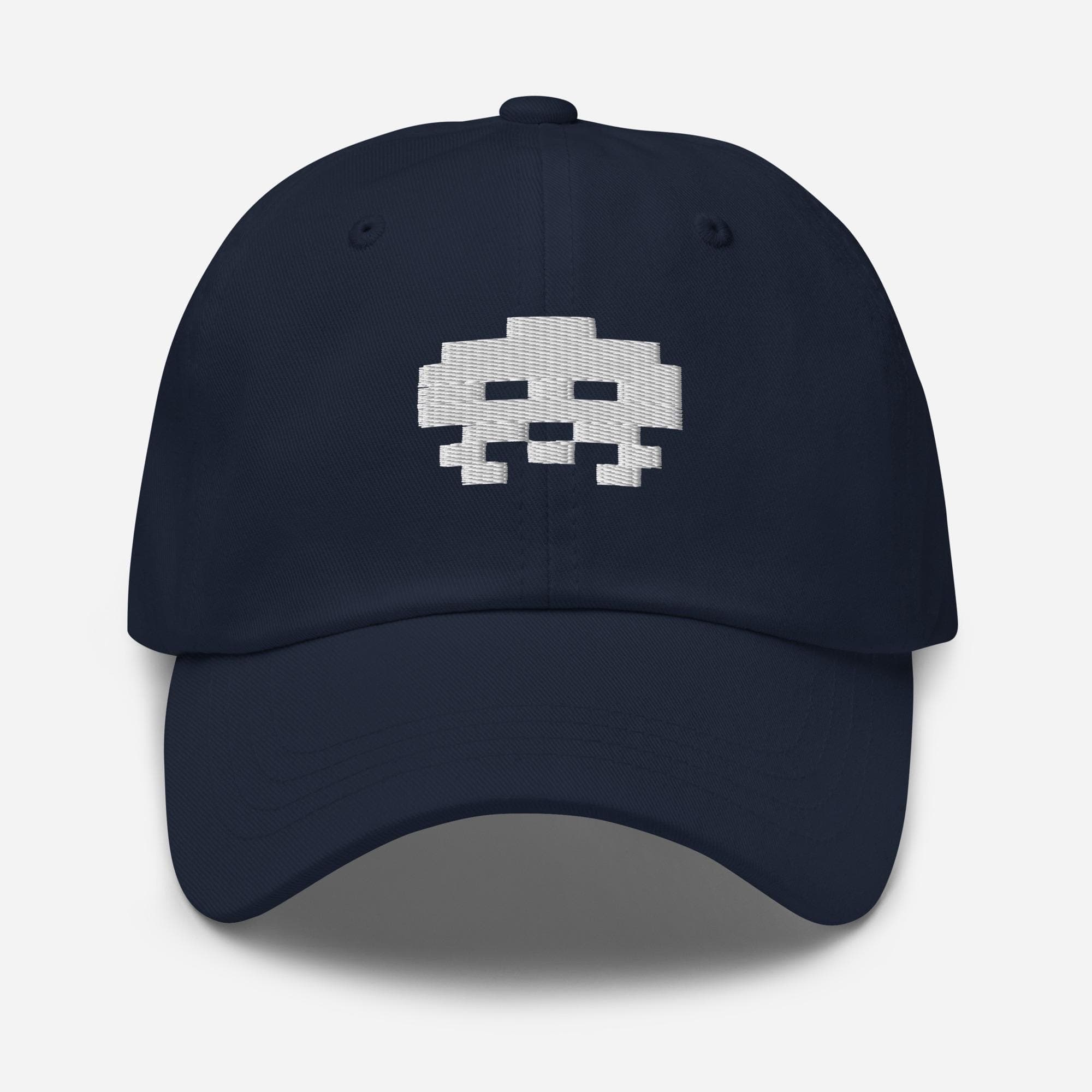 Retro Monster Pixel Hat | Embroidered Gamer Cap | Video Game Character Design