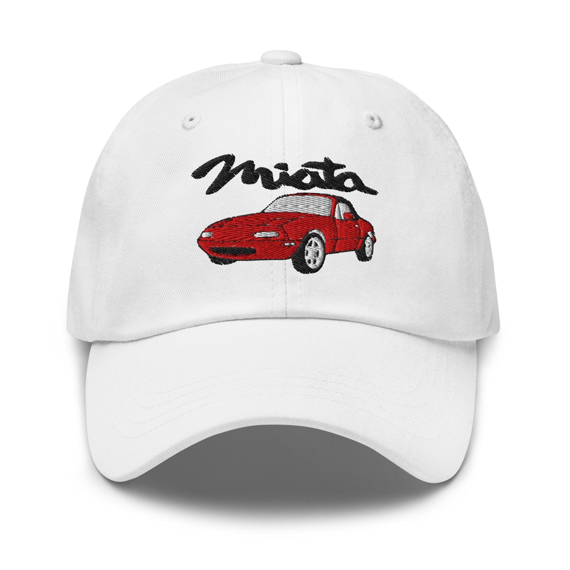 Red Miata Mazda Hat Embroidered Dad Cap