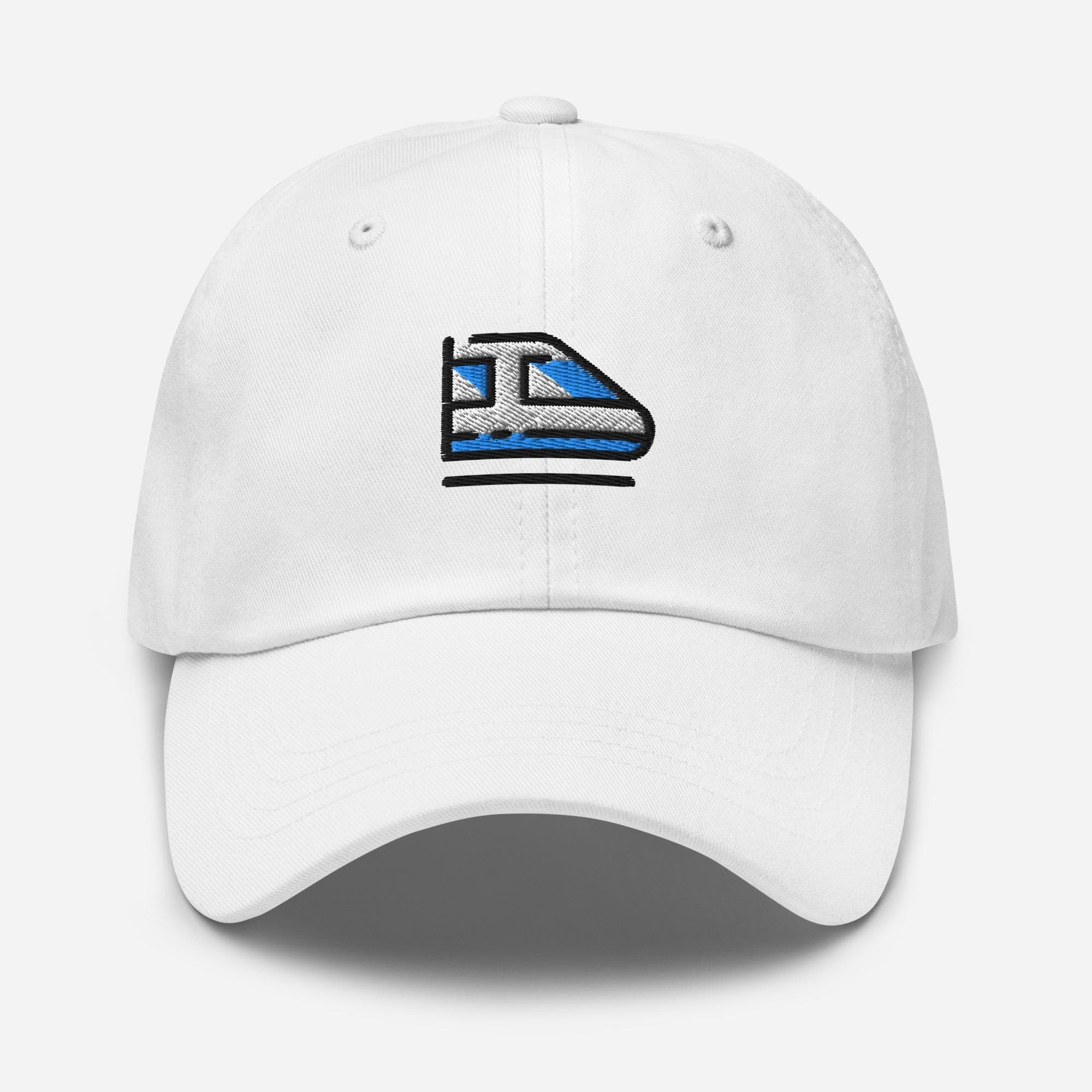 Cute Train Embroidered Hat – Railway Lover Gift, Train Dad Cap, Conductor Baseball Cap, Unique Embroidery Hat