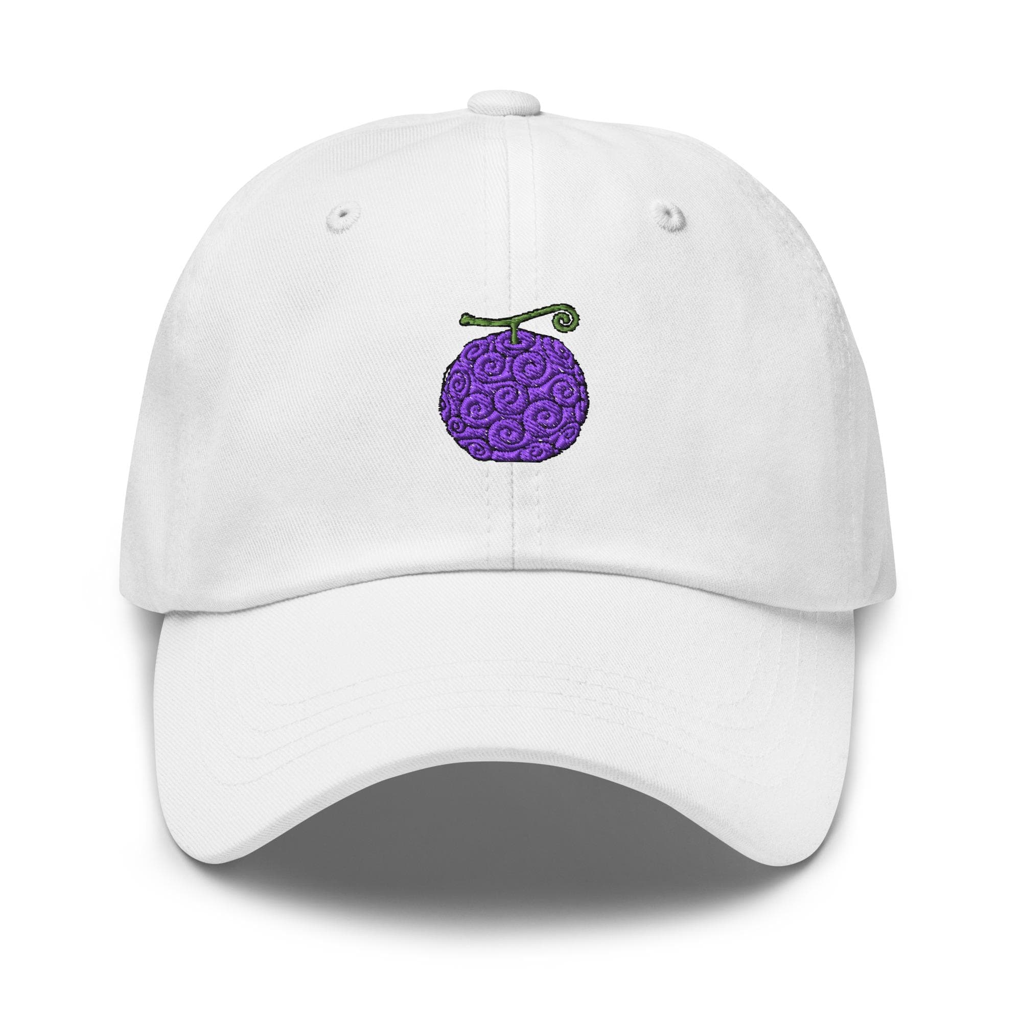 Gum Gum Devil Fruit Hat Embroidered Dad Hat Gomu Gomu no Mi Luffy Devil Fruit Voilet Fruit Baseball Cap
