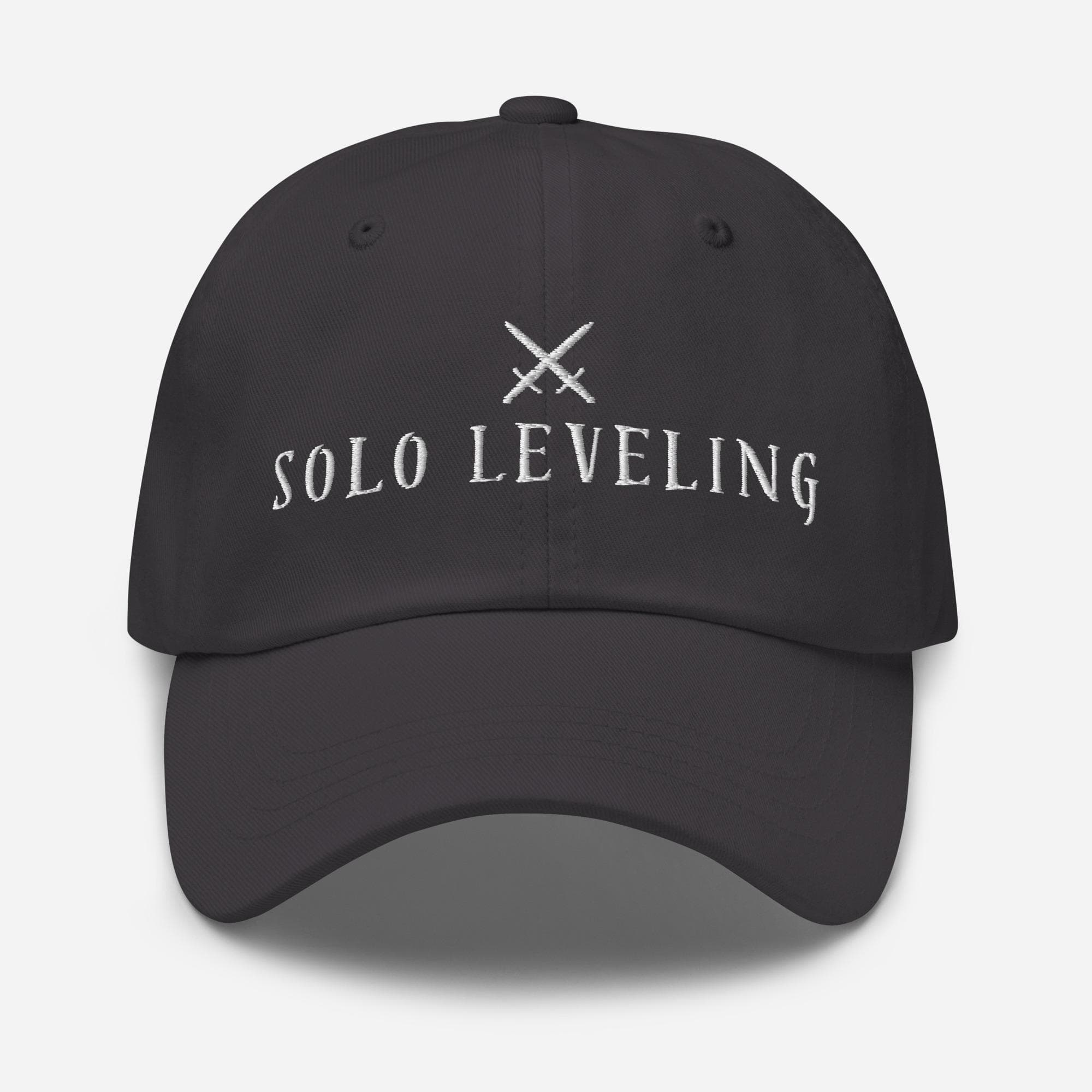 Solo Leveling Embroidered Dad Hat, Anime Baseball Cap, Sung Jin Woo Embroidery, Korean Anime Fan Gift, Adjustable Streetwear Hat for Otaku