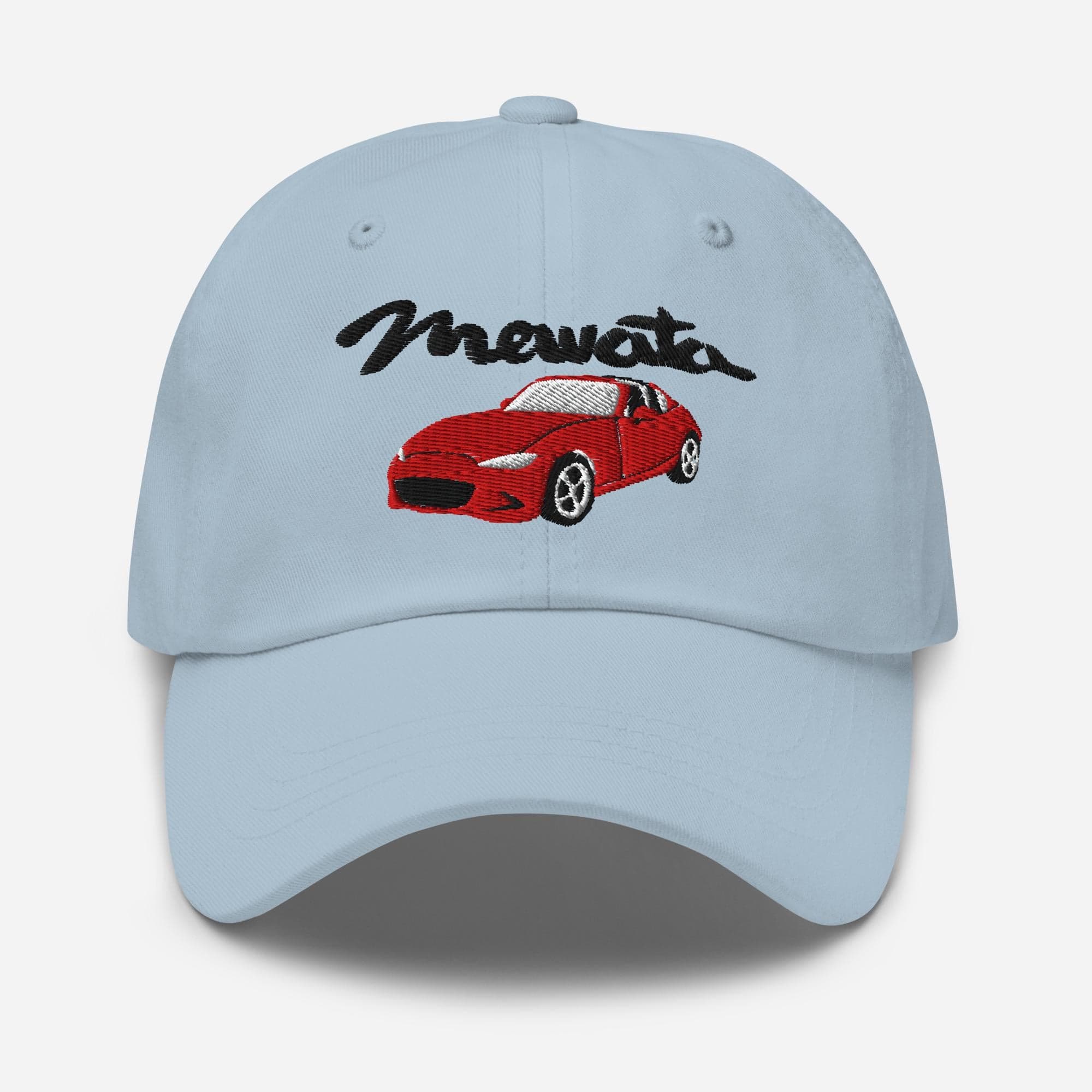 Mewata Hat Red Miata Mazda Hat Embroidered Dad Cap