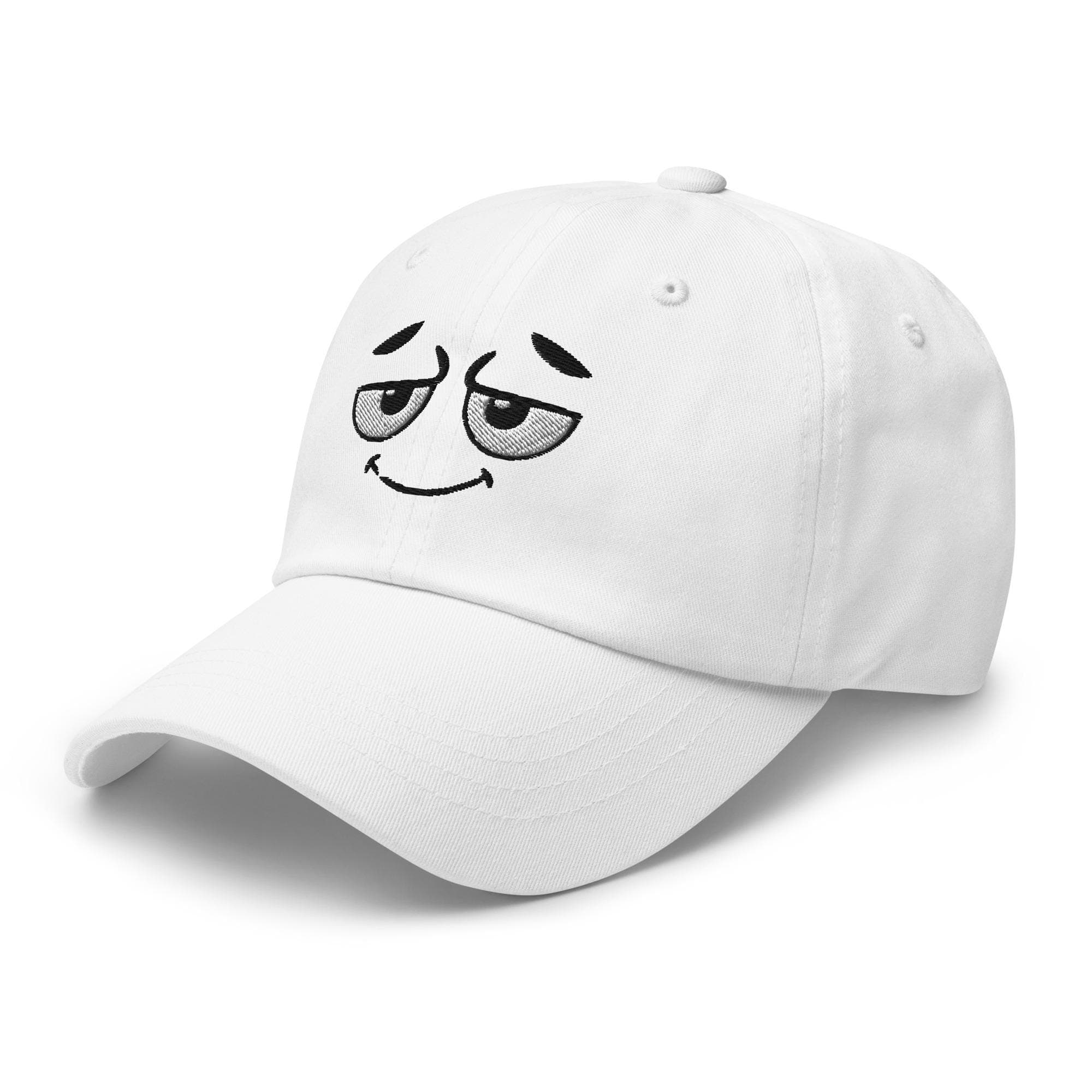 Embroidered Cartoon Smile Hat – Cute Happy Face Cap, Funny Kawaii Dad Hat, Summer Casual Unisex Baseball Cap