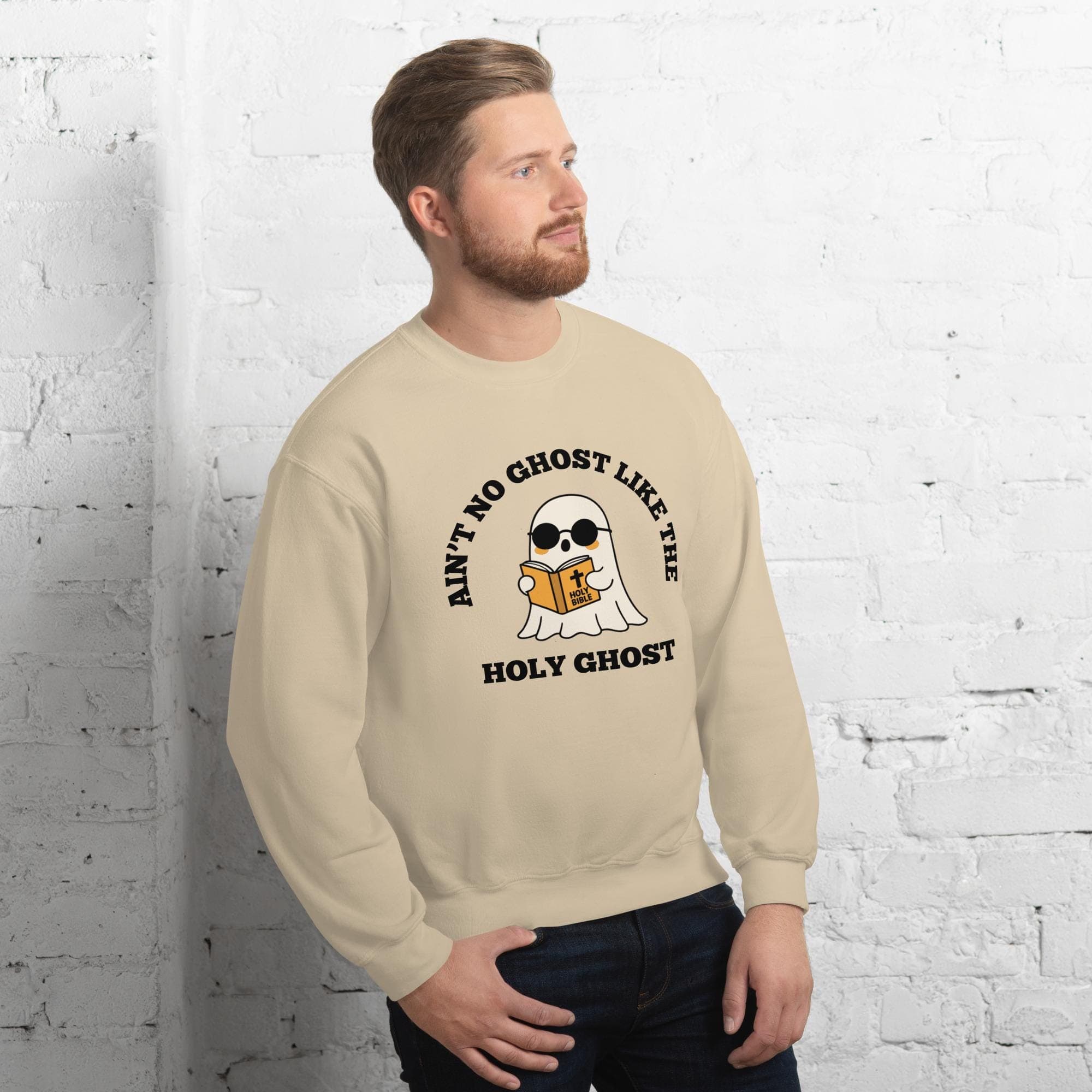 Cute Ghost Sweatshirt, Funny Christian Gifts, Funny Christian Halloween Sweatshirt, Religious Halloween Shirt, Christian Apparel, Catholic