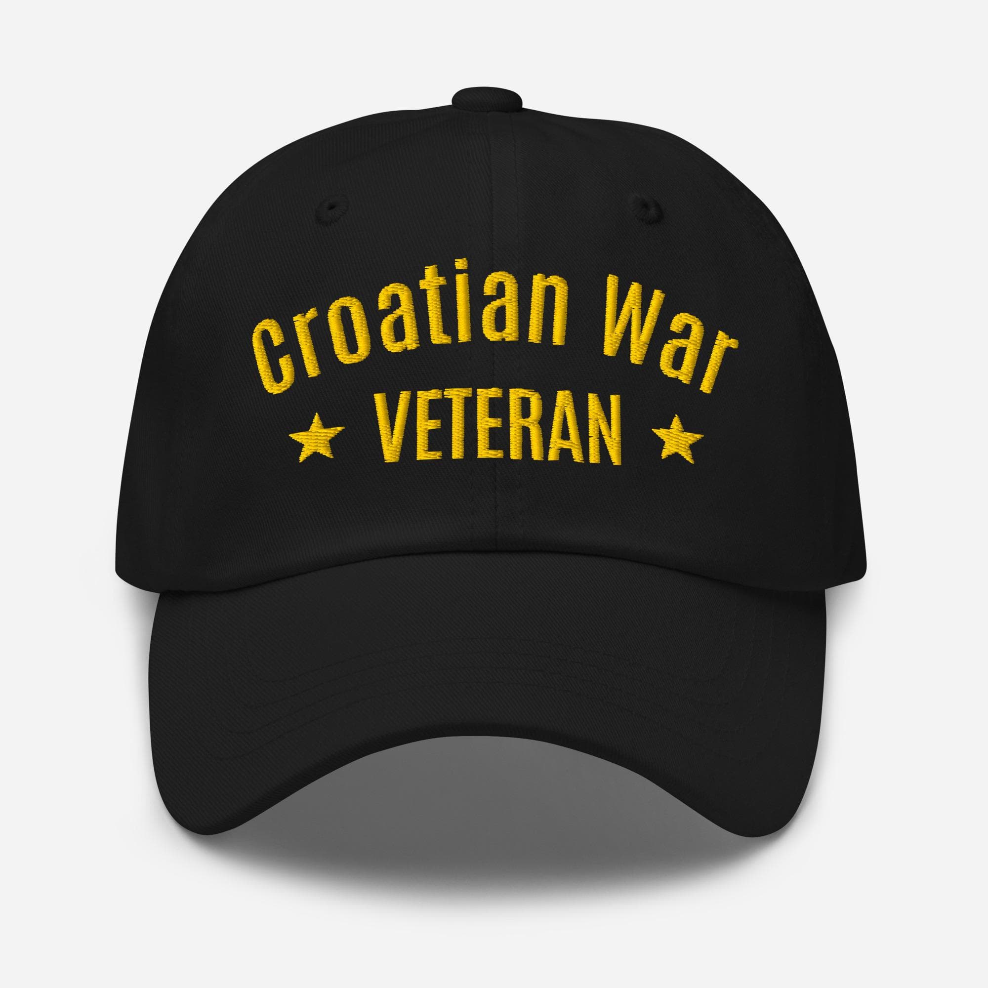 Croatian War Veteran Dad Cap | HVO HV Embroidered Baseball Hat | Military Pride