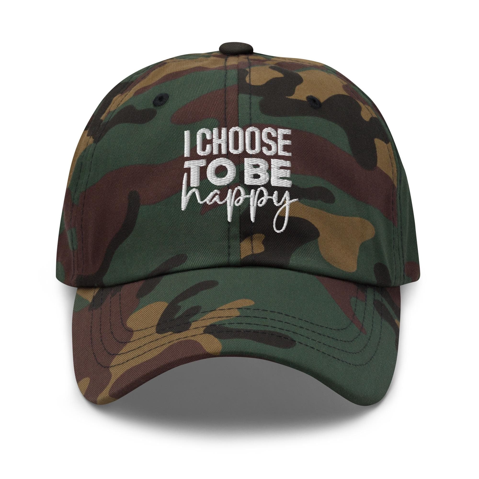 I Choose To Be Happy Embroidered Dad Hat Gift for Dad Mental Hat Self Care Hat Self Love Hat Therapy Hat Mental Health Awareness Cap Dad Cap