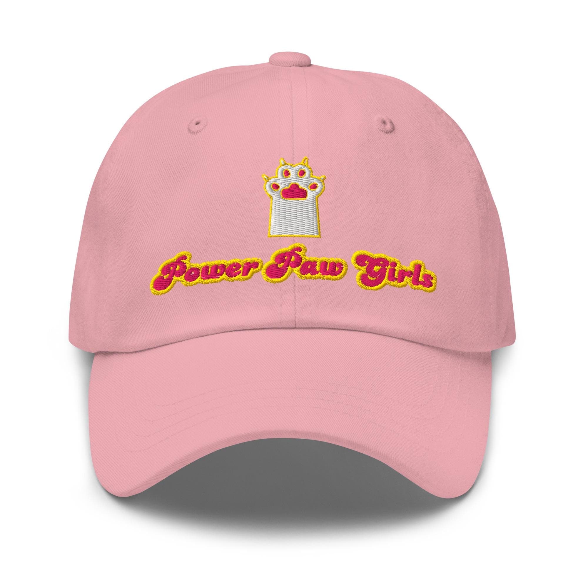 Power Paw Girls Hat | Embroidered Dad Hat | Pink Cat Paw in Hat Gift for Kids Hat | Pink Cat Paw Hat for Girls