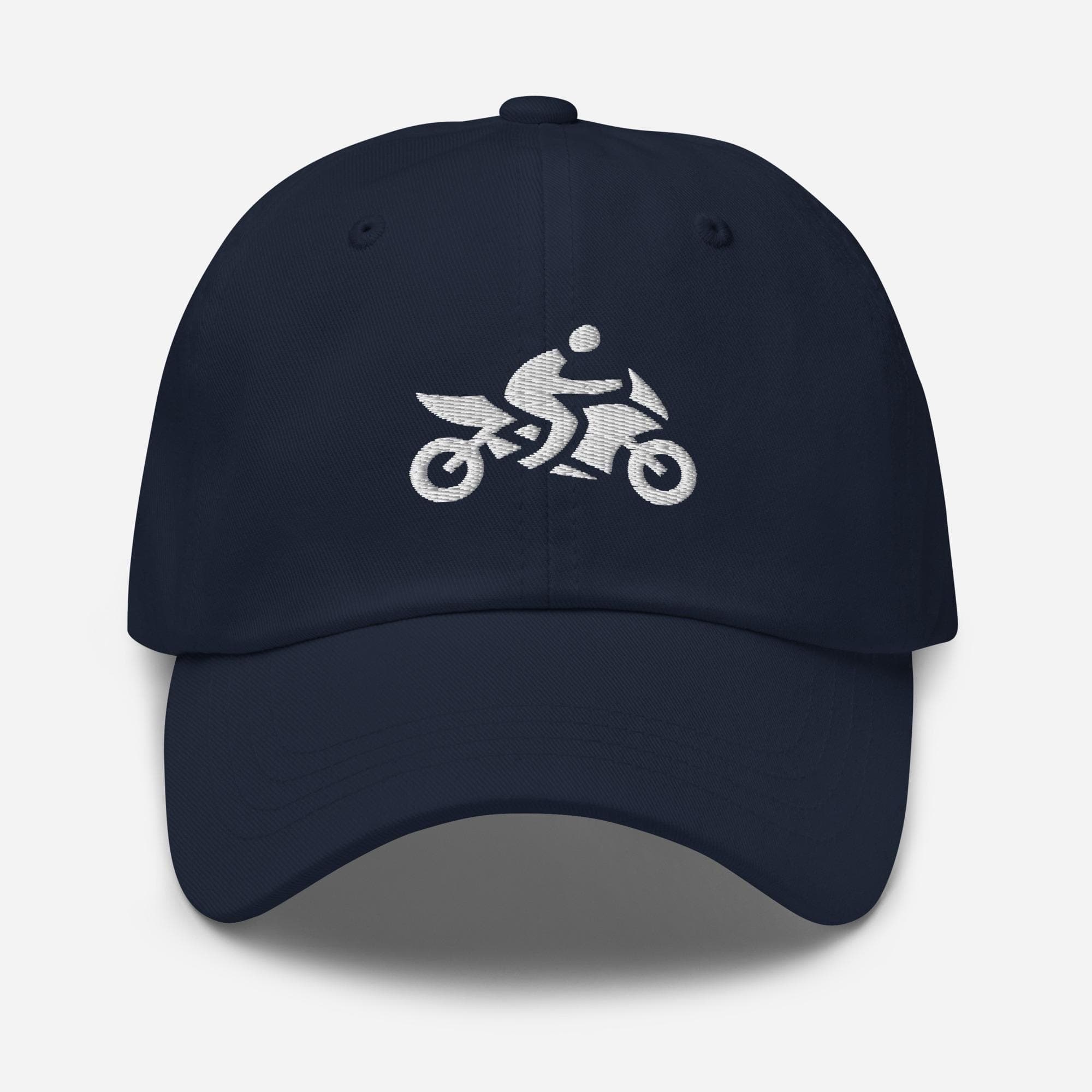 Motorcycle Hat Embroidered Cap– Rider Cap for Bikers, Men’s Dad Hat, Custom Embroidery Gift