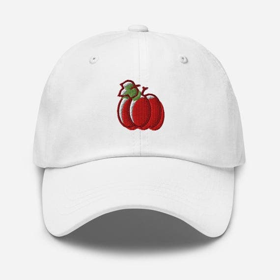 Cute Tomato Dad Cap | Baseball Hat for Gardeners, Plant Lovers & Veggie Fans | Embroidered Fruit Hat