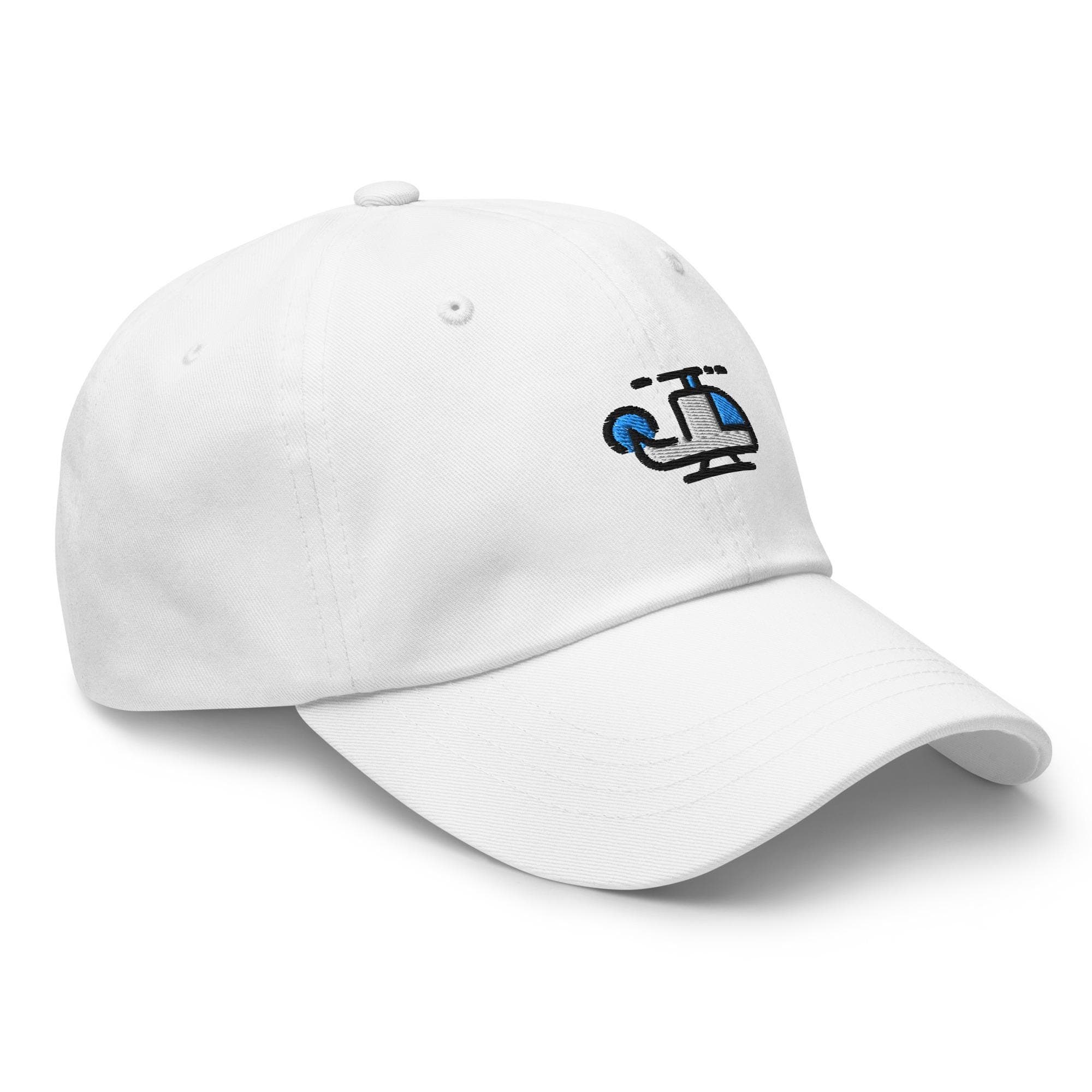Embroidered Helicopter Hat – Cute Aviation Cap for Kids & Adults