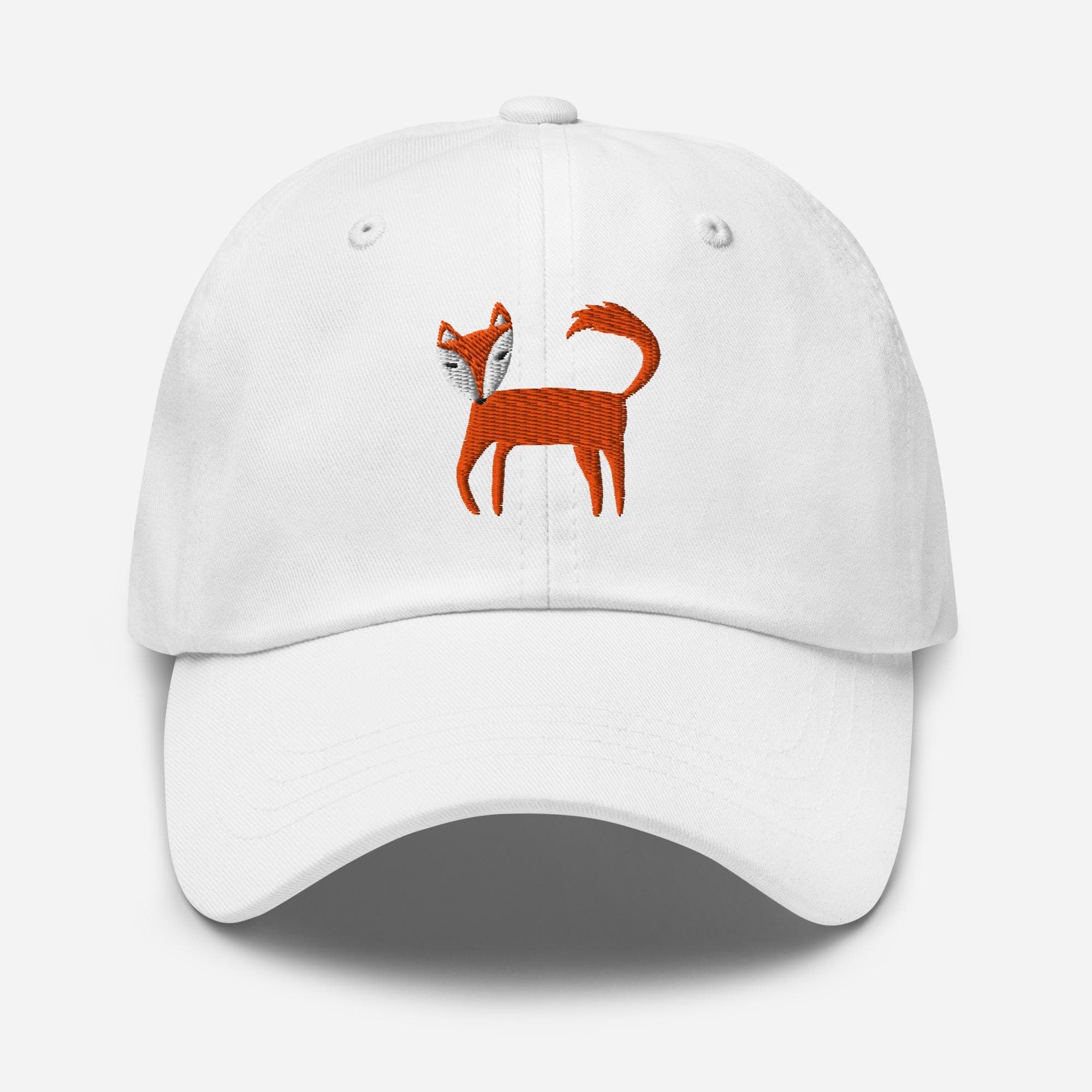 Cute Fox Embroidered Cap | Animal Lover Dad Hat | Gift for Wildlife & Nature Fans