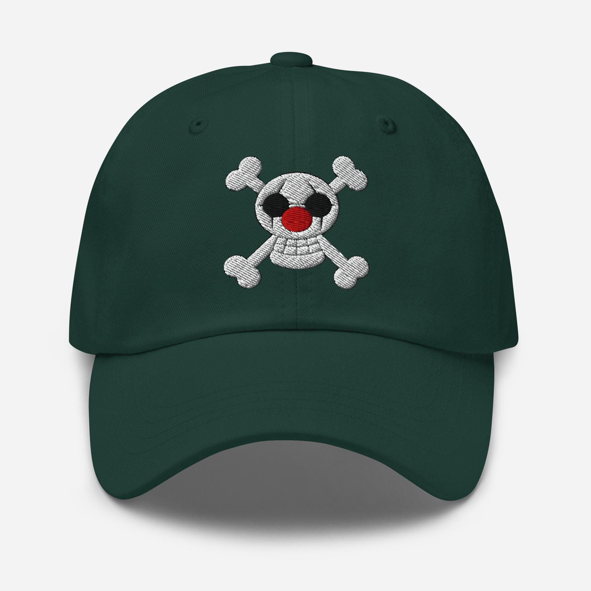 Buggy the Clown Hat Anime Embroidered Hat Clown and Skull Buggy Pirate Jolly Roger Baseball Cap
