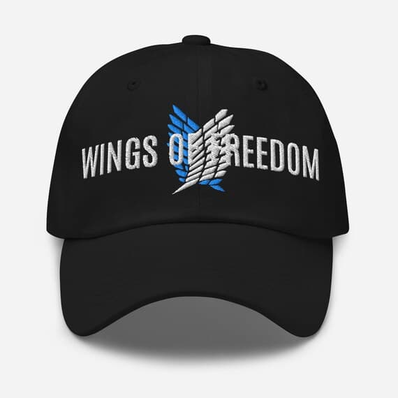 Wings of Freedom Cap Anime Embroidered Hat AOT Hat Gift