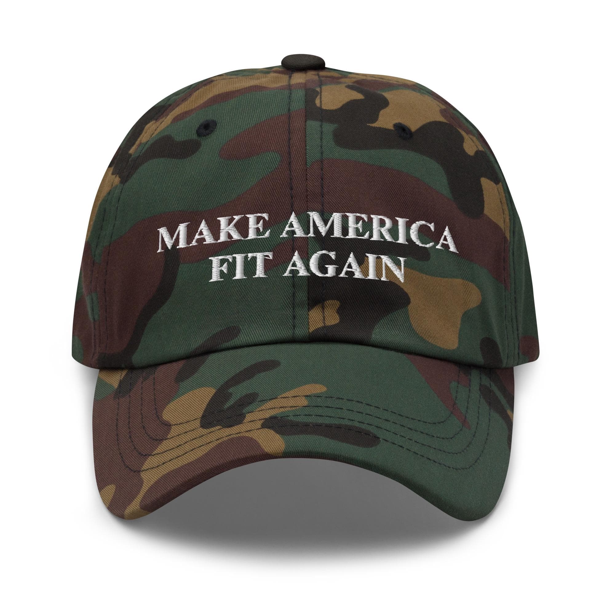 Make America Fit Again Hat Embroidered Hat Make America Great Again MAGA HAT Baseball Hat Red Donald Trump Hat Gym Hat Fitness Hat
