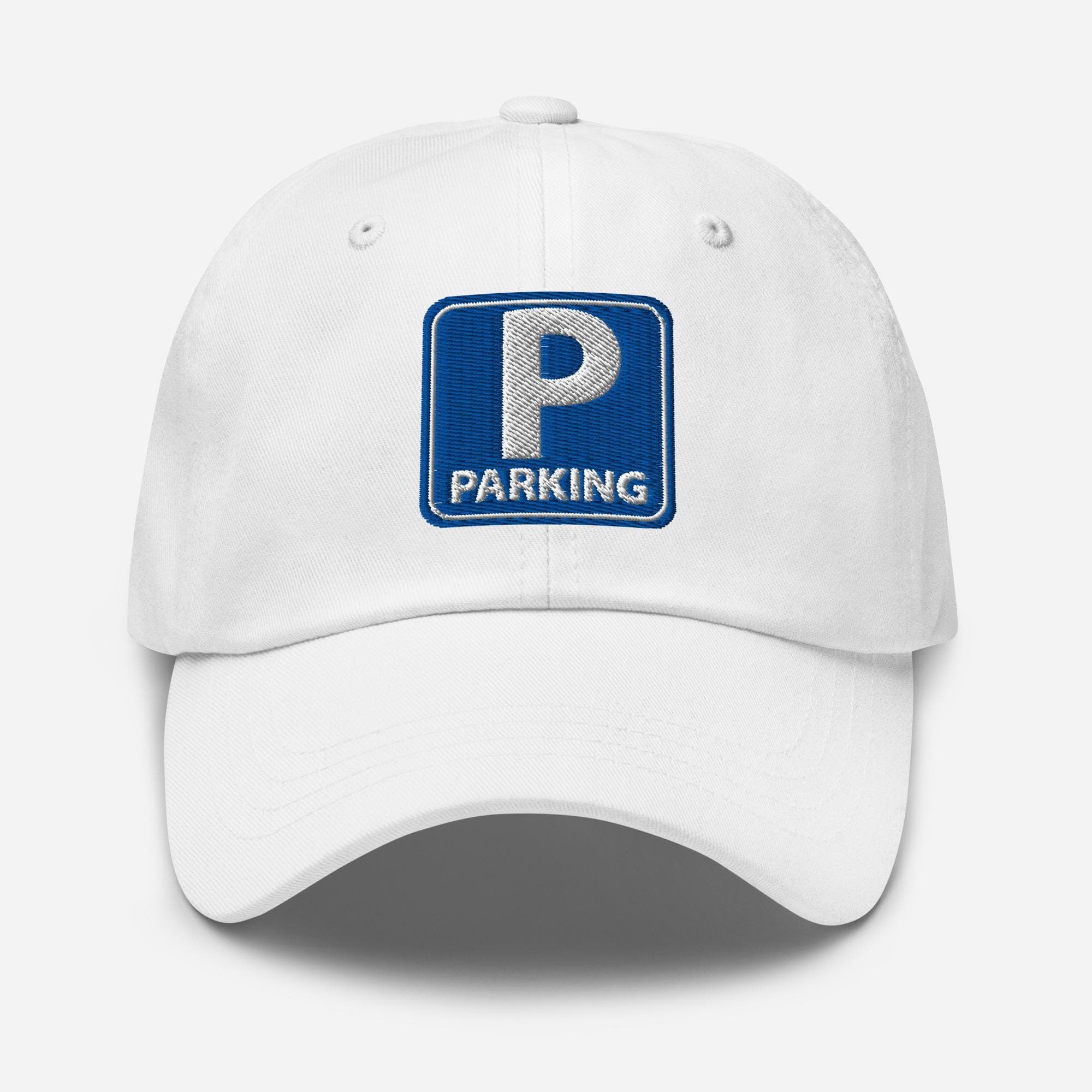 Parking Sign Embroidered Cap – Streetwear Dad Hat, Funny Parking Sign Hat Gift for Drivers & Car Lovers