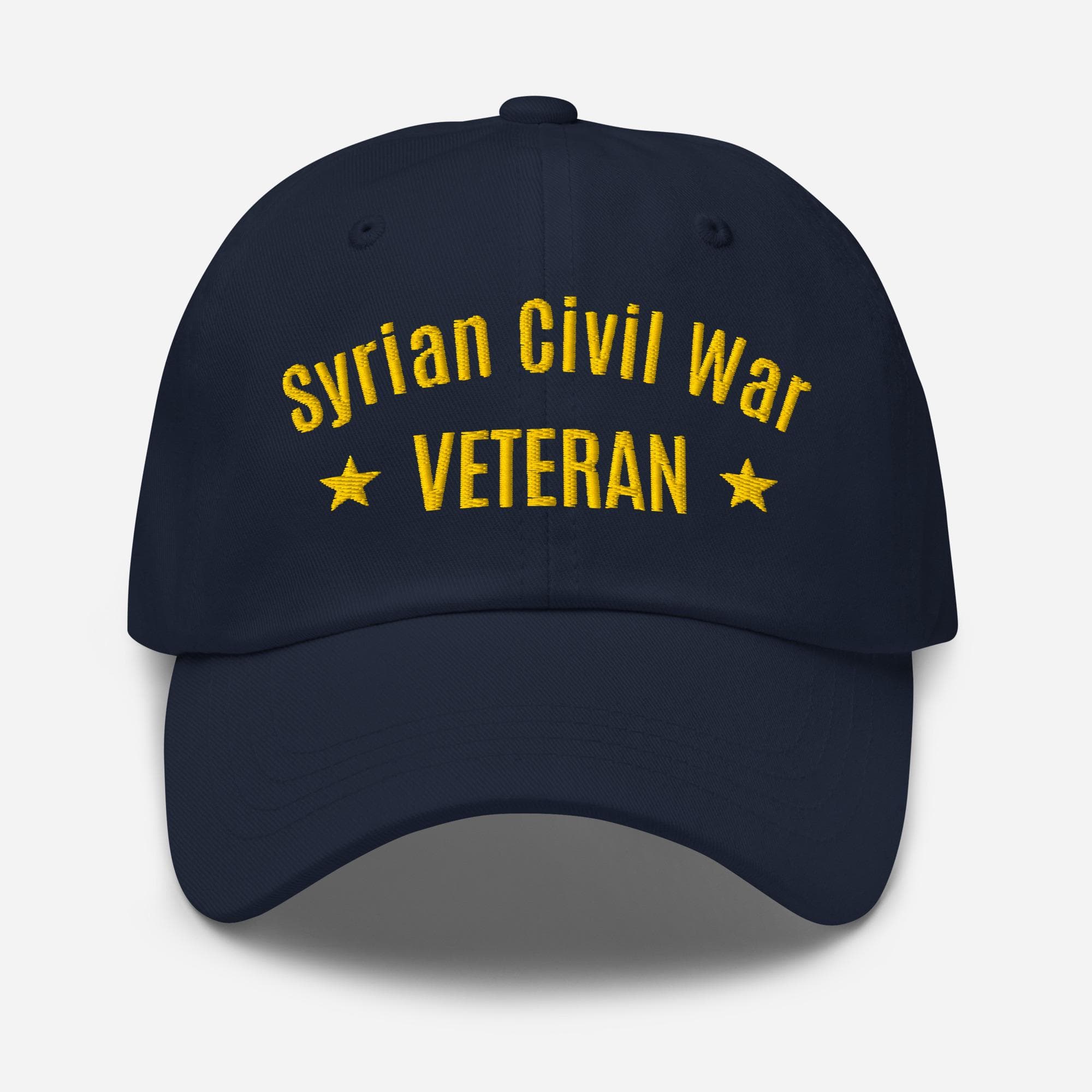 Syrian Civil War Veteran Dad Cap – Embroidered Military Hat, Tribute to Assad Era & Freedom Fighters