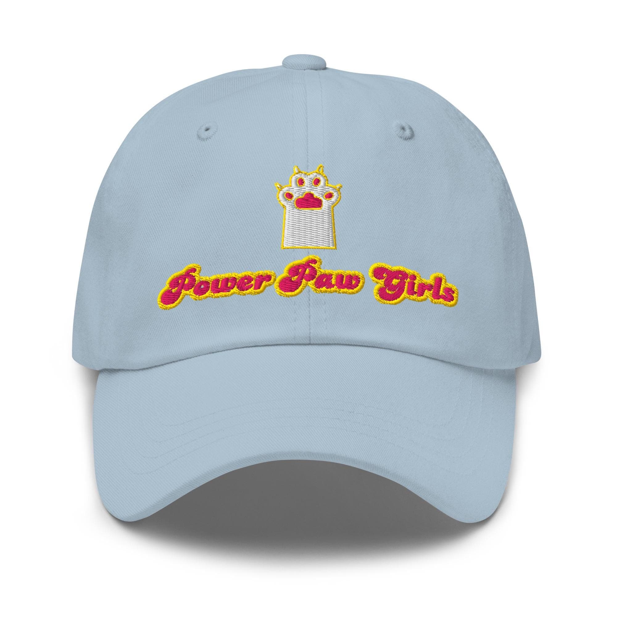 Power Paw Girls Hat | Embroidered Dad Hat | Pink Cat Paw in Hat Gift for Kids Hat | Pink Cat Paw Hat for Girls