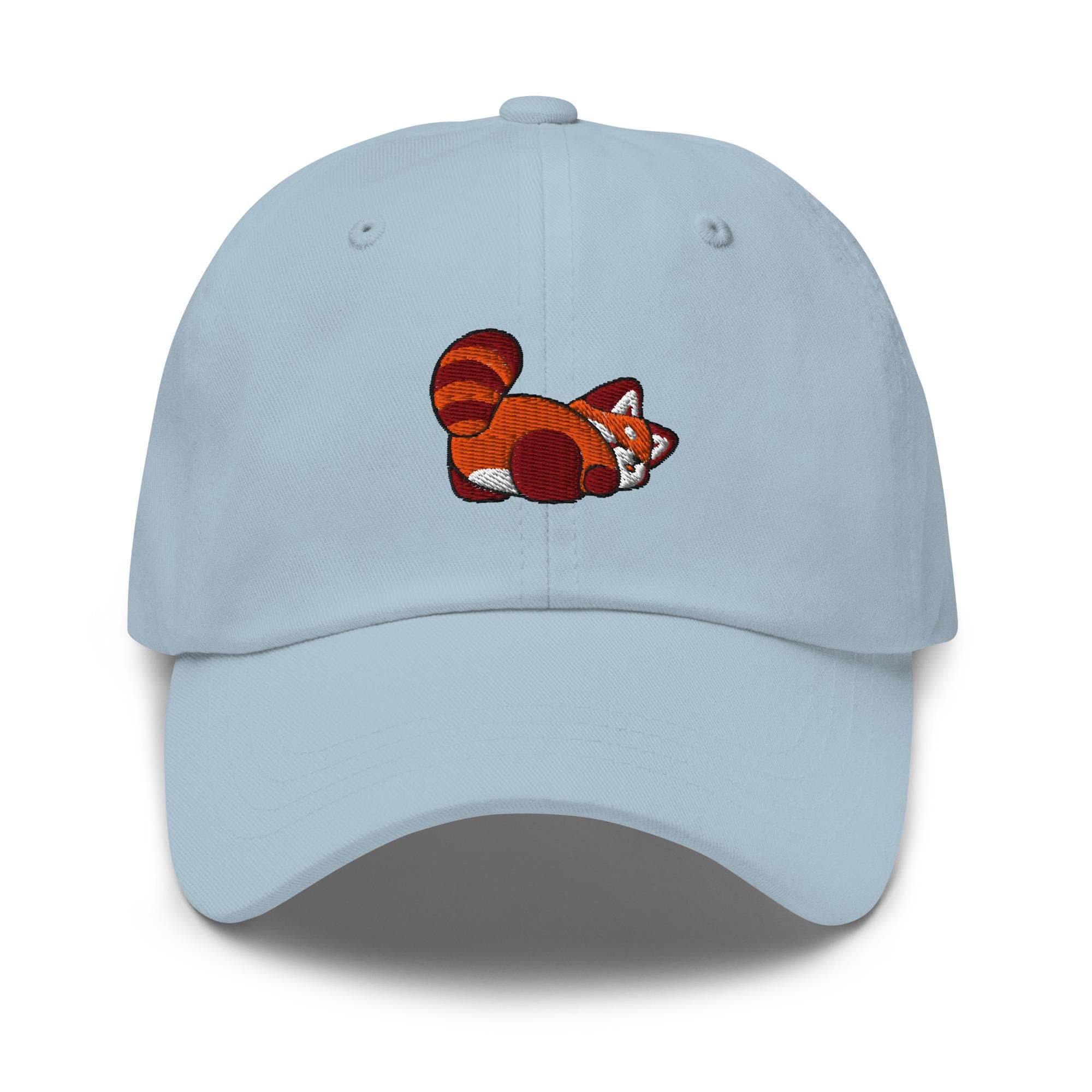Cute Red Panda Playing Embroidered Dad Hat, Gift For Panda Lovers Baseball Cap, Dad Cap Gifts, Gift for Dad Gift for Mom Hat Panda