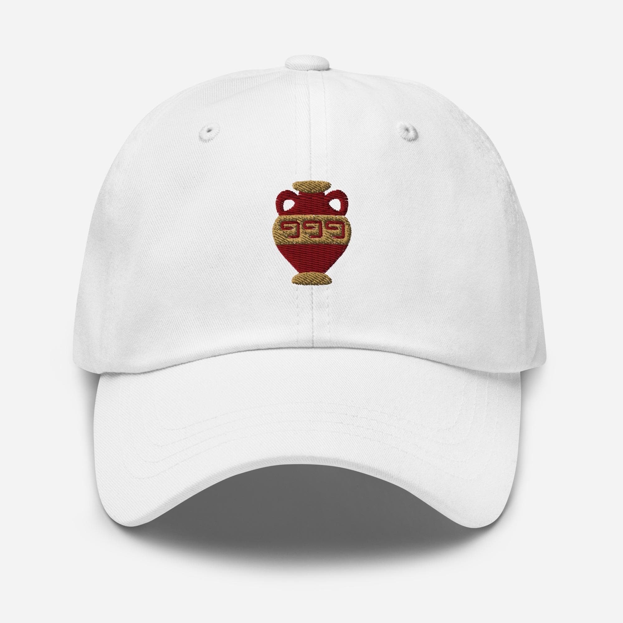 Amphora Embroidered Dad Cap | Minimalist Greek Pottery Baseball Hat | Classic Adjustable Vintage Aesthetic Cap