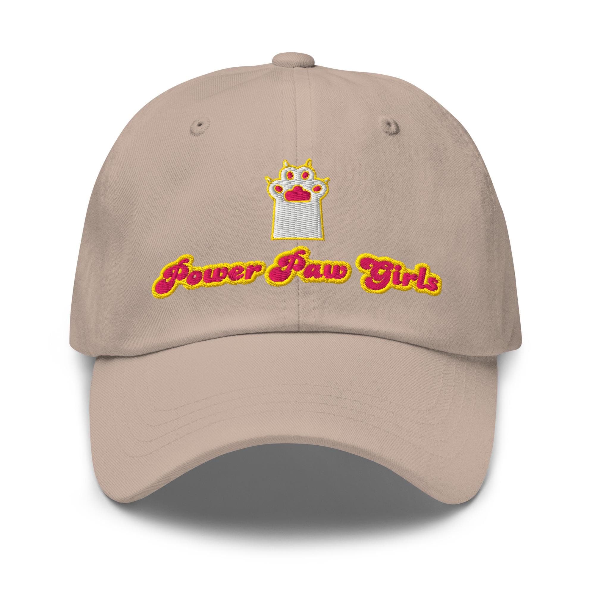 Power Paw Girls Hat | Embroidered Dad Hat | Pink Cat Paw in Hat Gift for Kids Hat | Pink Cat Paw Hat for Girls