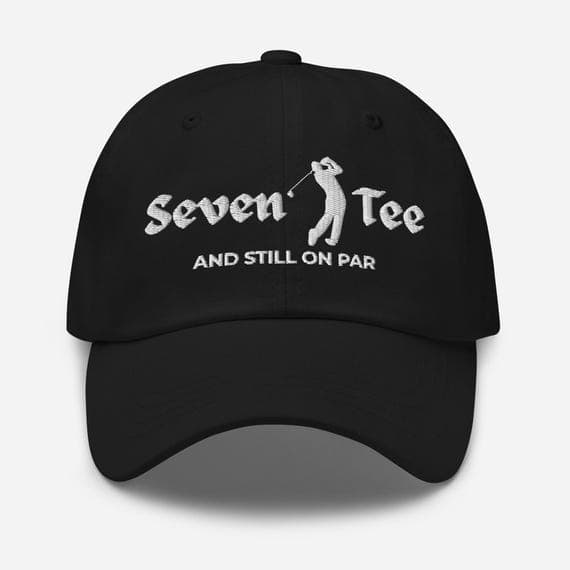 Seventy Golf Dad Cap | Embroidered Baseball Hat | Golf Lover Gift | 70th Birthday Hat