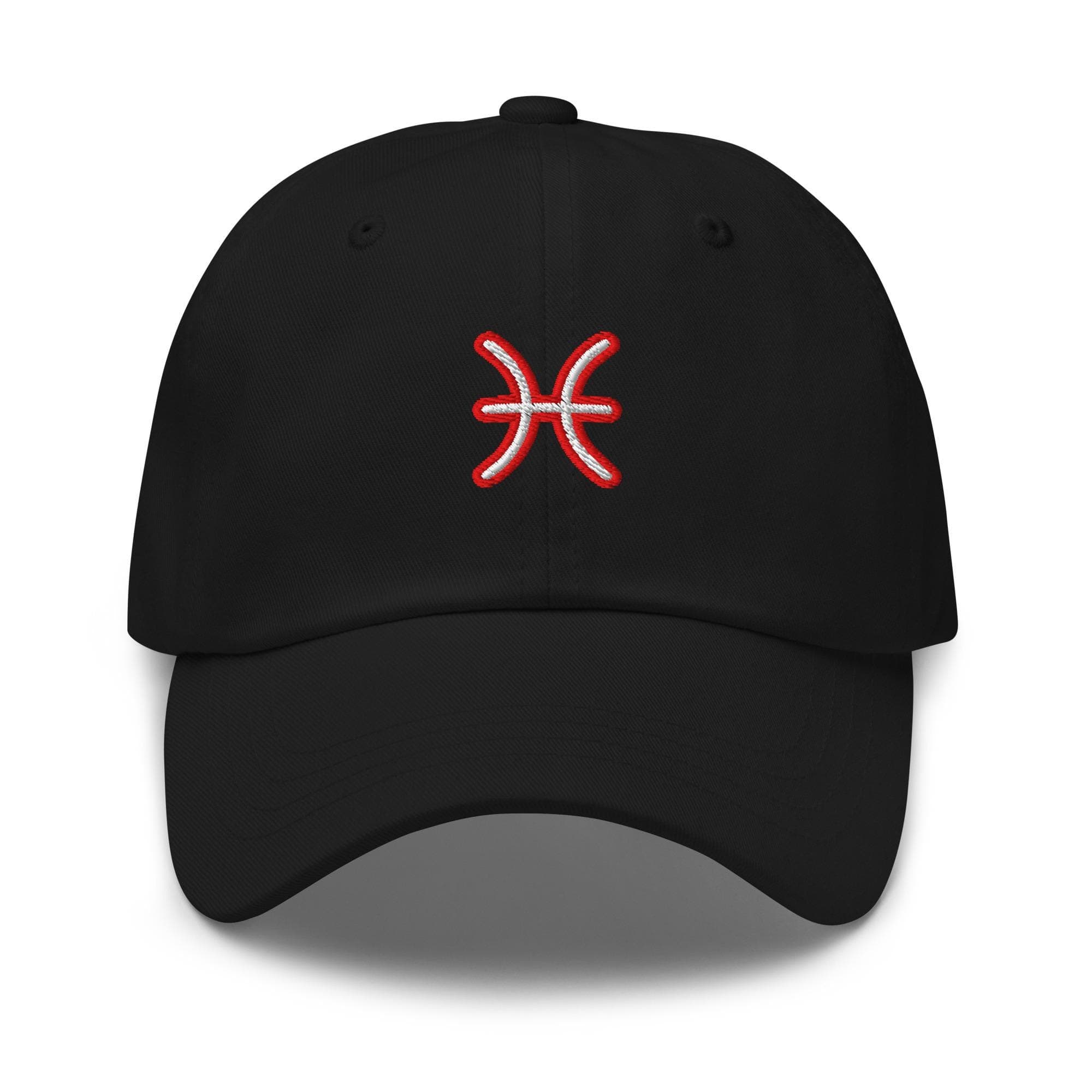 Pisces Zodiac Sign Hat Embroidered Dad Hat Adjustable Strap Gift for Pisces Birthday Gift Astrology Hat Horoscope Astrological Adult Cap