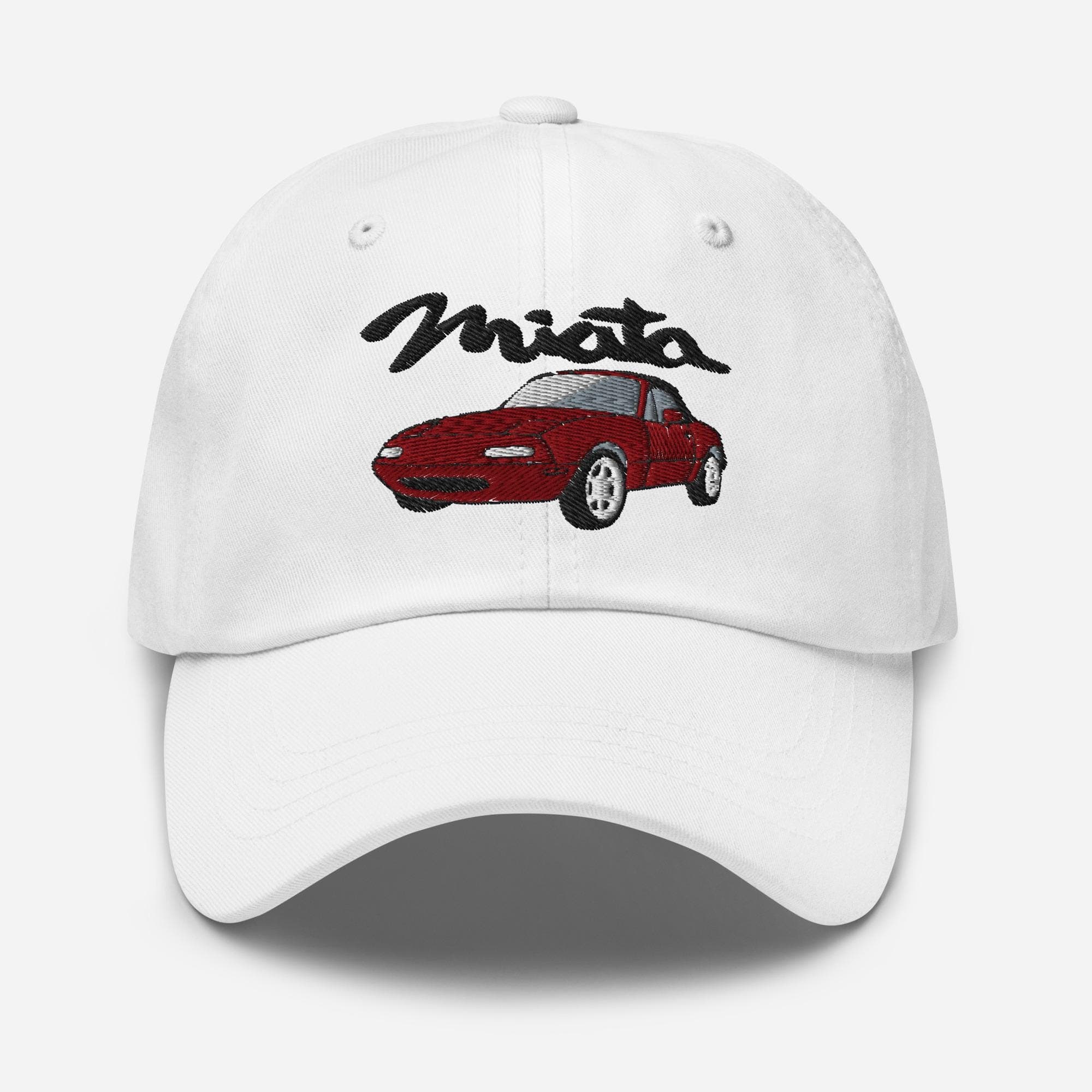 Maroon Miata Mazda Hat Embroidered Dad Cap