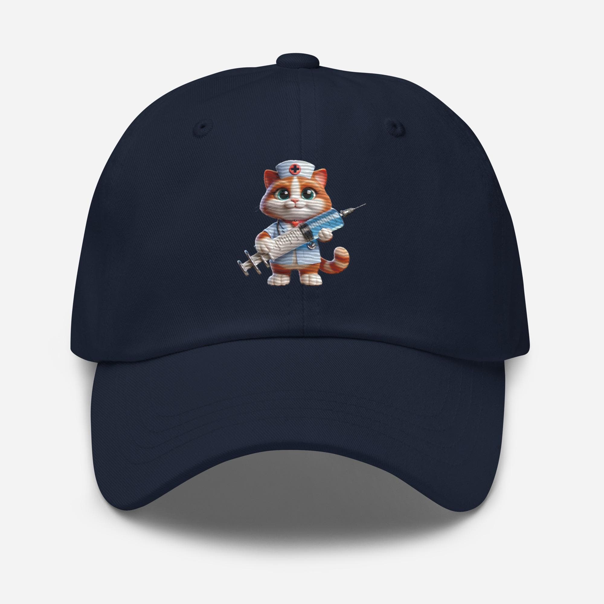 Funny nurse cat Hat Embroidered Dad Cap cute nurse
gift for nursing
nursing student gift
nursing student hat
medical student gift
gift for doctor
funny cat
funny cat hat
funny nursing cat
birthday gift
cute cat hat