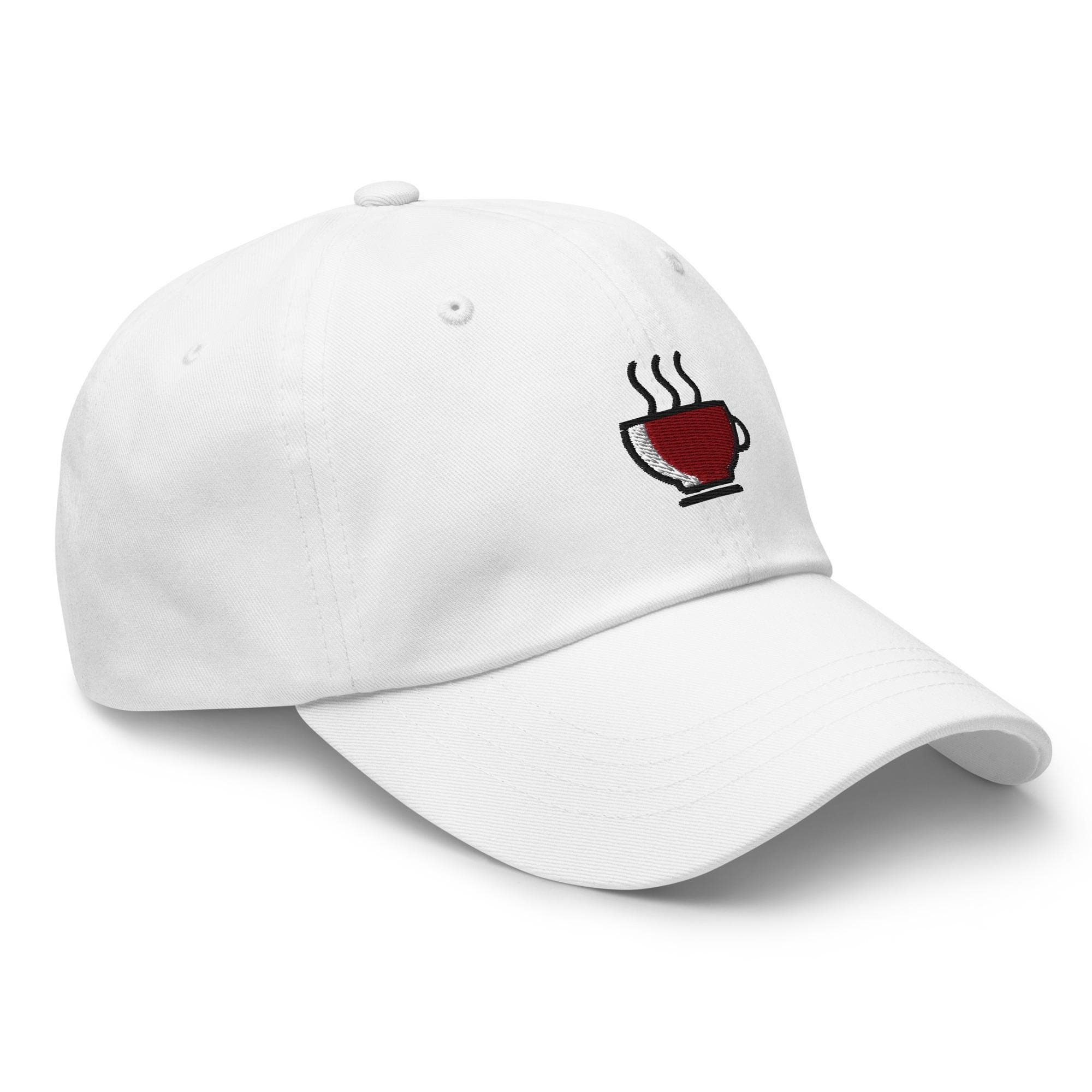 Cute Coffee Cup Embroidered Hat – Aesthetic Baseball Cap, Coffee Lover Gift, Barista Dad Hat