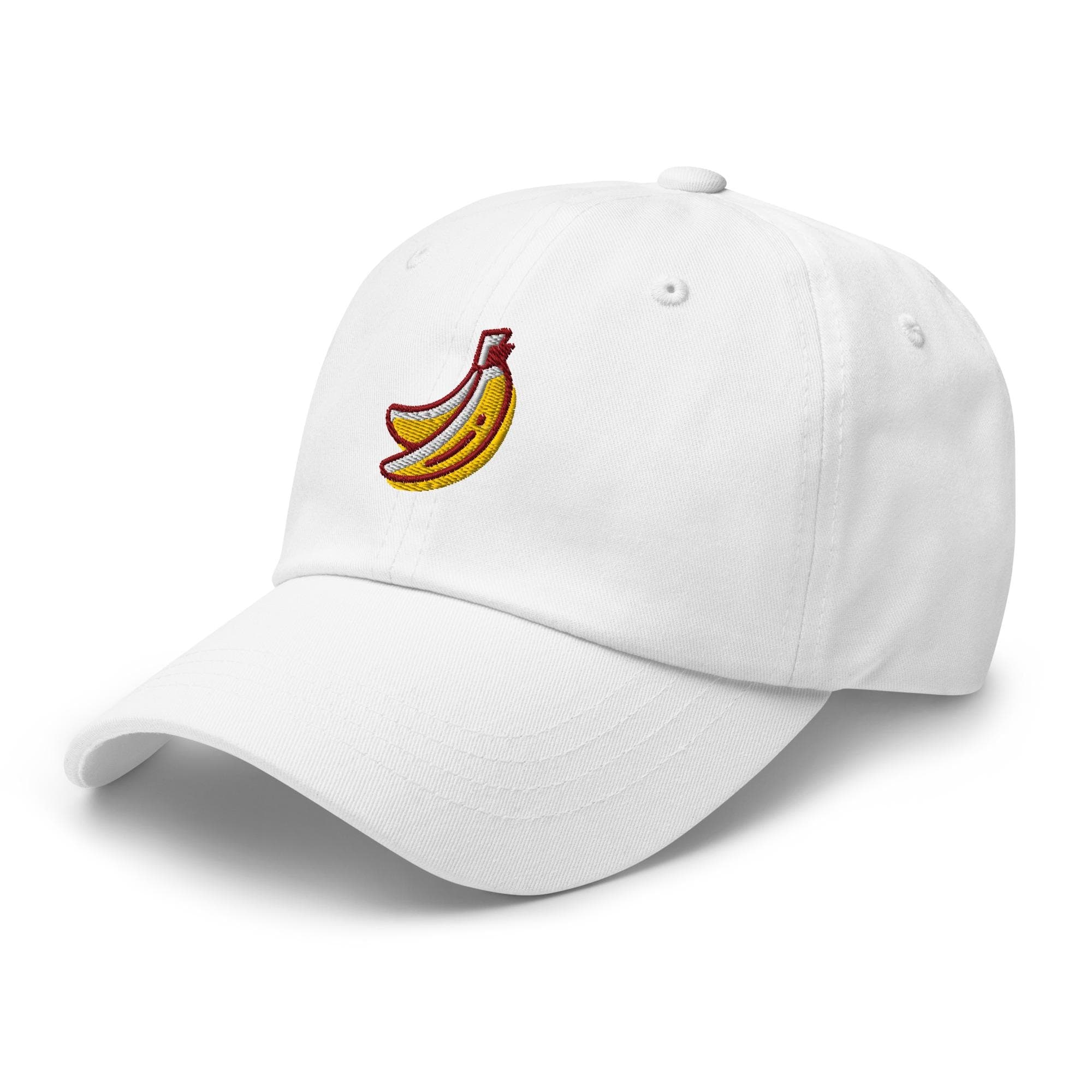 Cute Banana Baseball Dad Cap – Fruit Embroidery Hat, Casual Adjustable Summer Cap, Trendy Cartoon Fruit Dad Hat