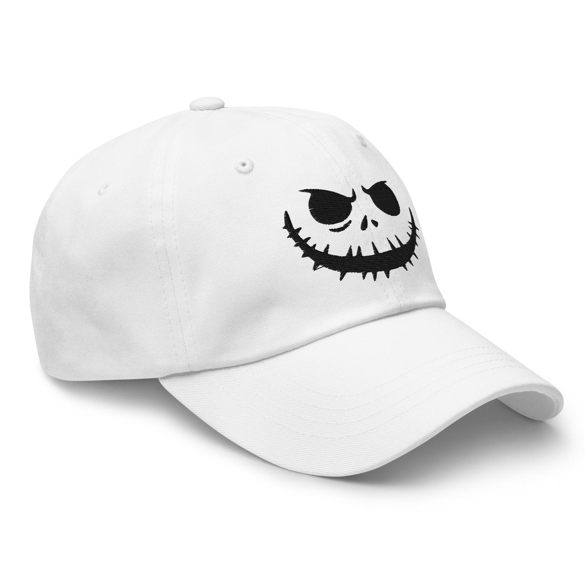 Halloween Smiles Jack Embroidered Dad Hat, Spooky Baseball Cap , Smiling Pumpkin Face Hat, Halloween Gift for Him or Her