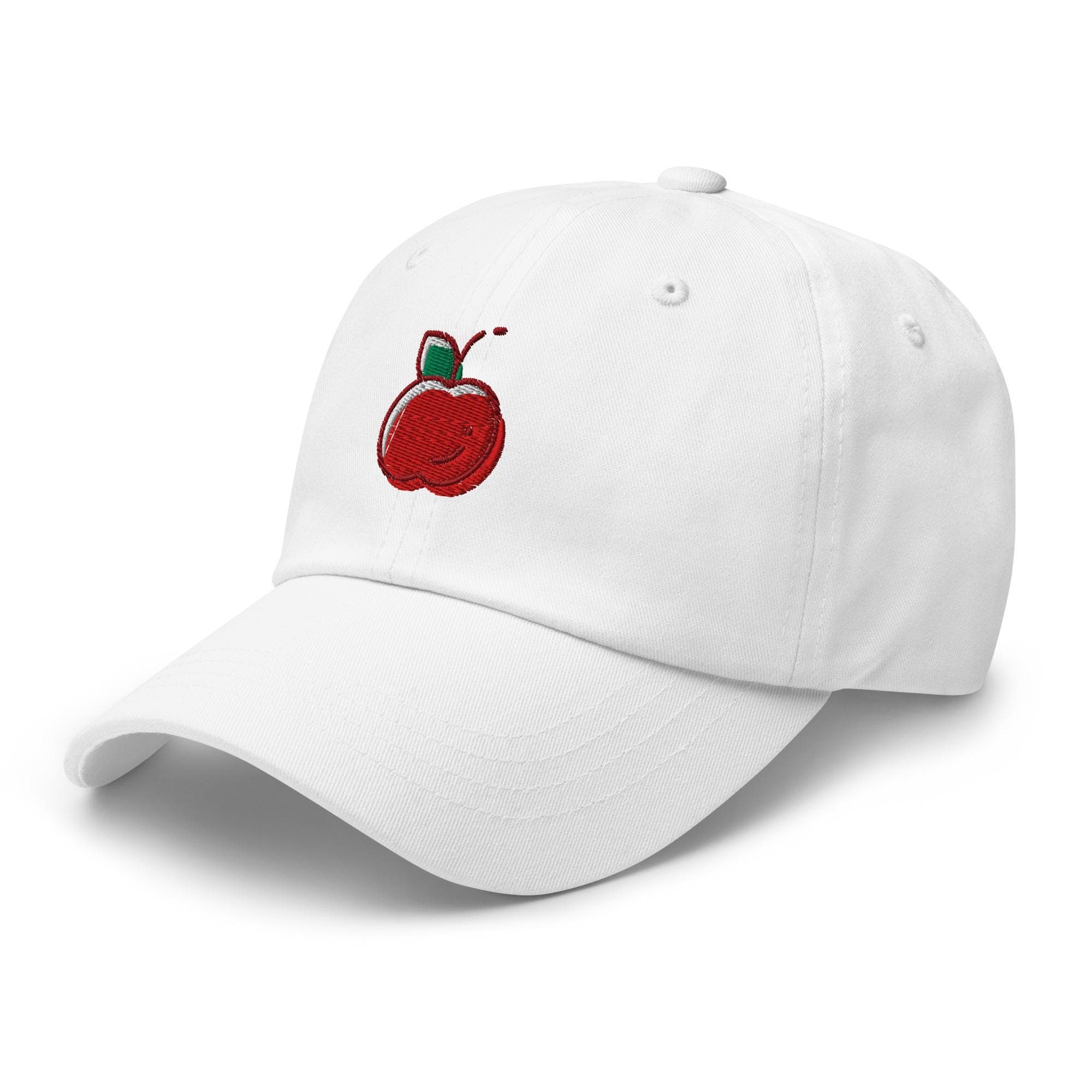 Cute Apple Dad Cap | Baseball Hat for Apple Lovers | Fruit Embroidery Adjustable Hat | Trendy Casual Cap Gift for Her Him