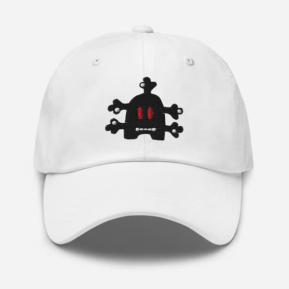 Monster Embroidered Cap | Cute Monster Hat | Cartoon Character Baseball Cap | Gift for Monster Lovers