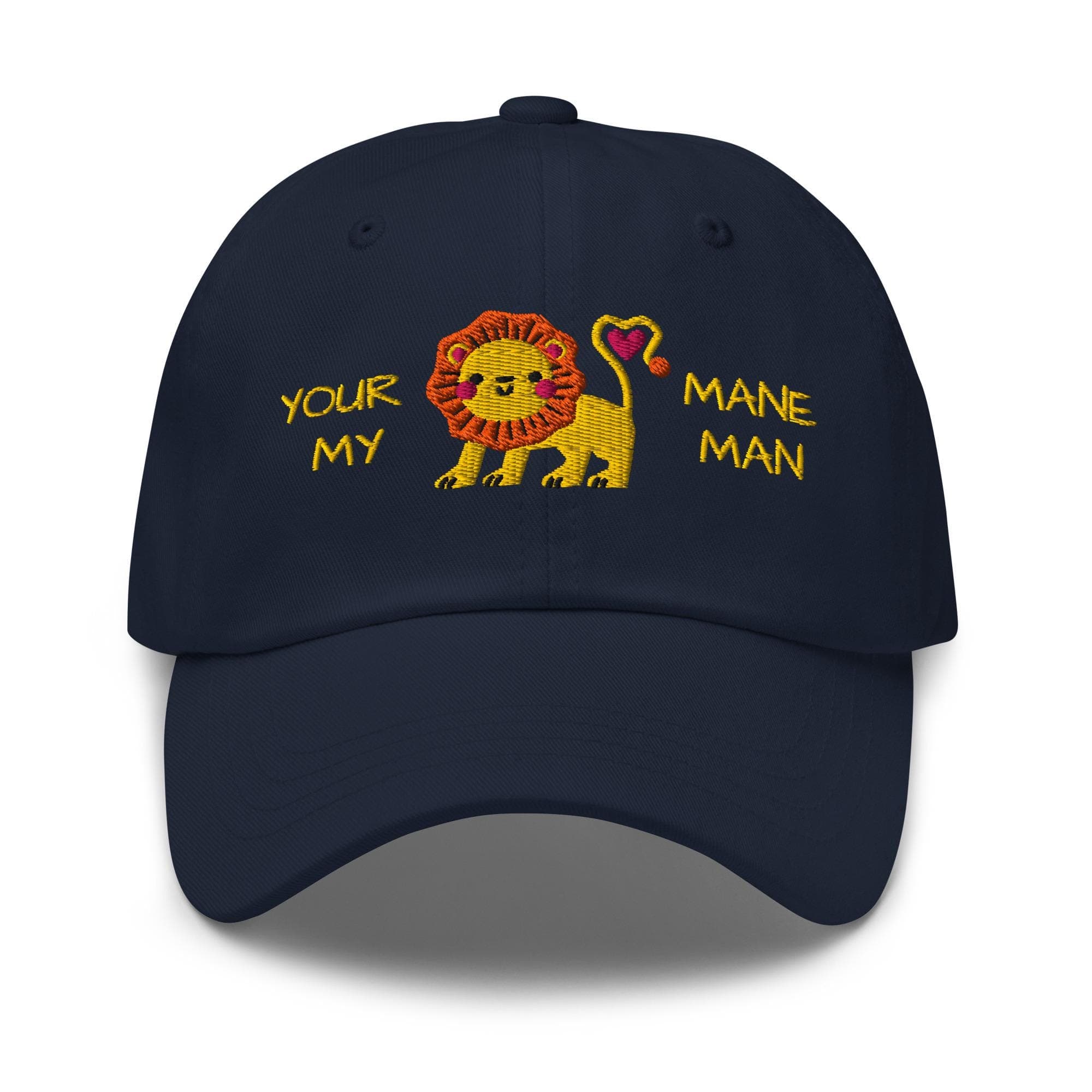 Your My Mane Man Hat Embroidered Hat Valentines Gift for Couple Cute Lion Hat Gift for Kids Gift for Teens Gift for Family Birthday Gift