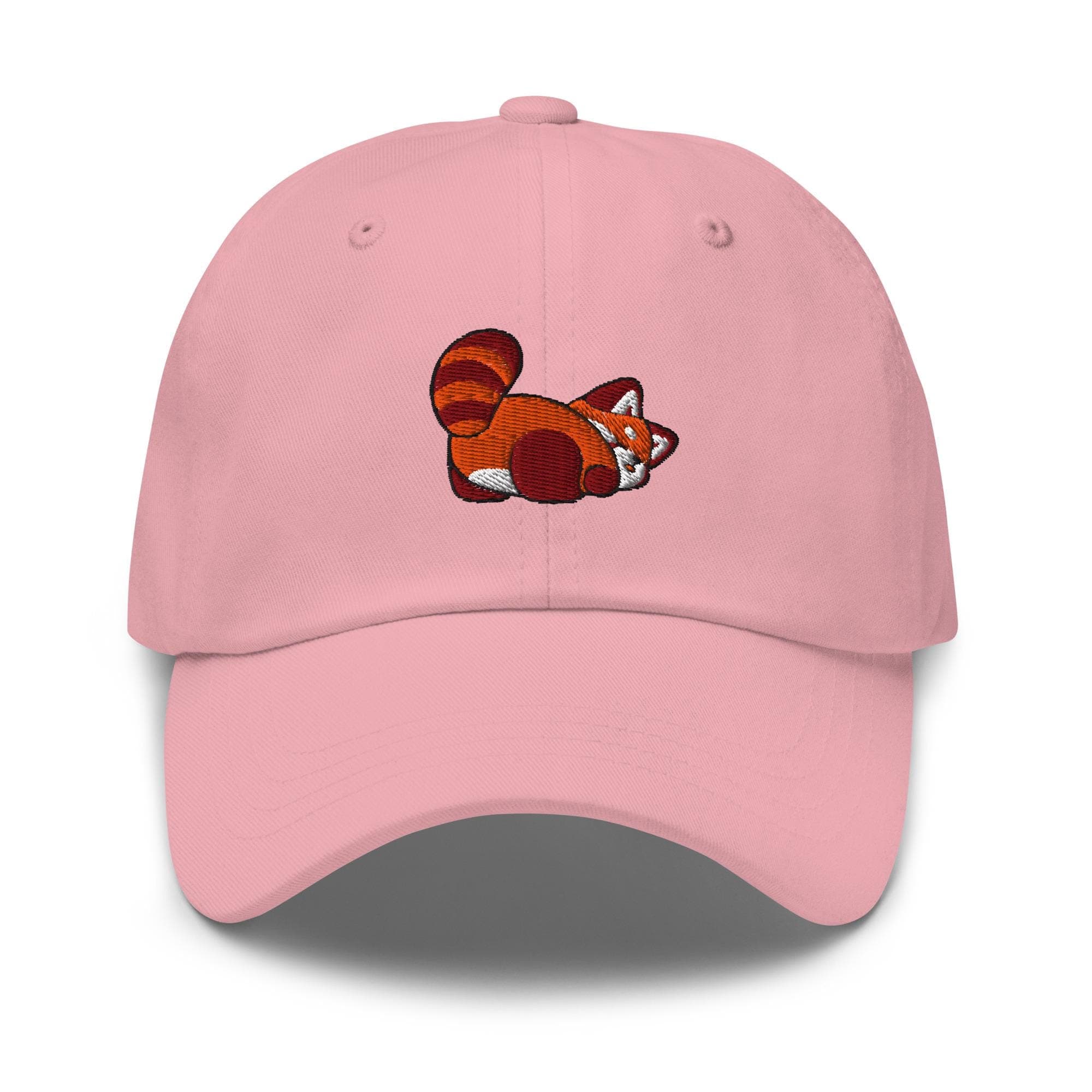 Cute Red Panda Playing Embroidered Dad Hat, Gift For Panda Lovers Baseball Cap, Dad Cap Gifts, Gift for Dad Gift for Mom Hat Panda