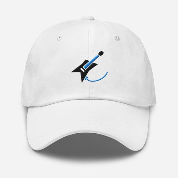 Electric Guitar Cap, Music Lover Hat, Rock Band Baseball Hat, Guitar Player Gift