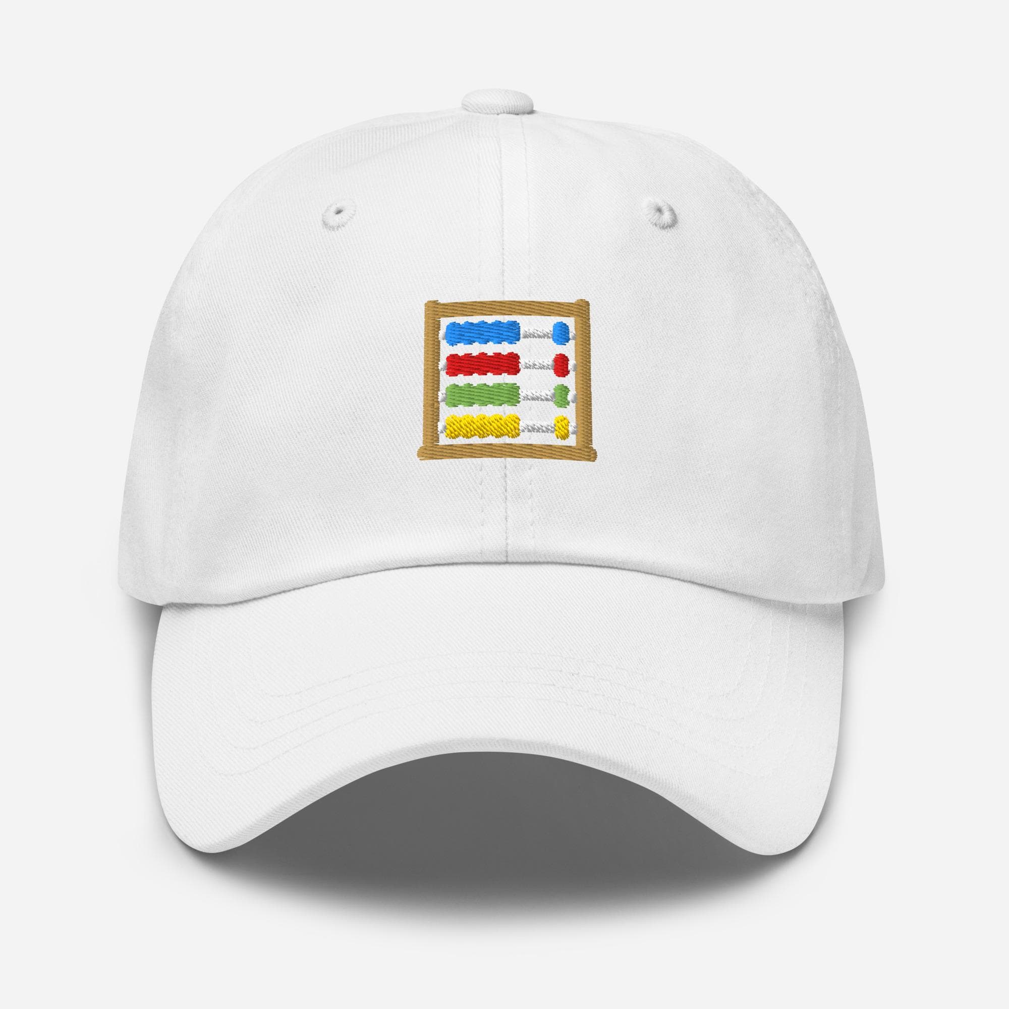 Embroidered Abacus Dad Cap – Math Teacher Gift, Numeracy Baseball Hat, Vintage Dad Hat for Math Lovers