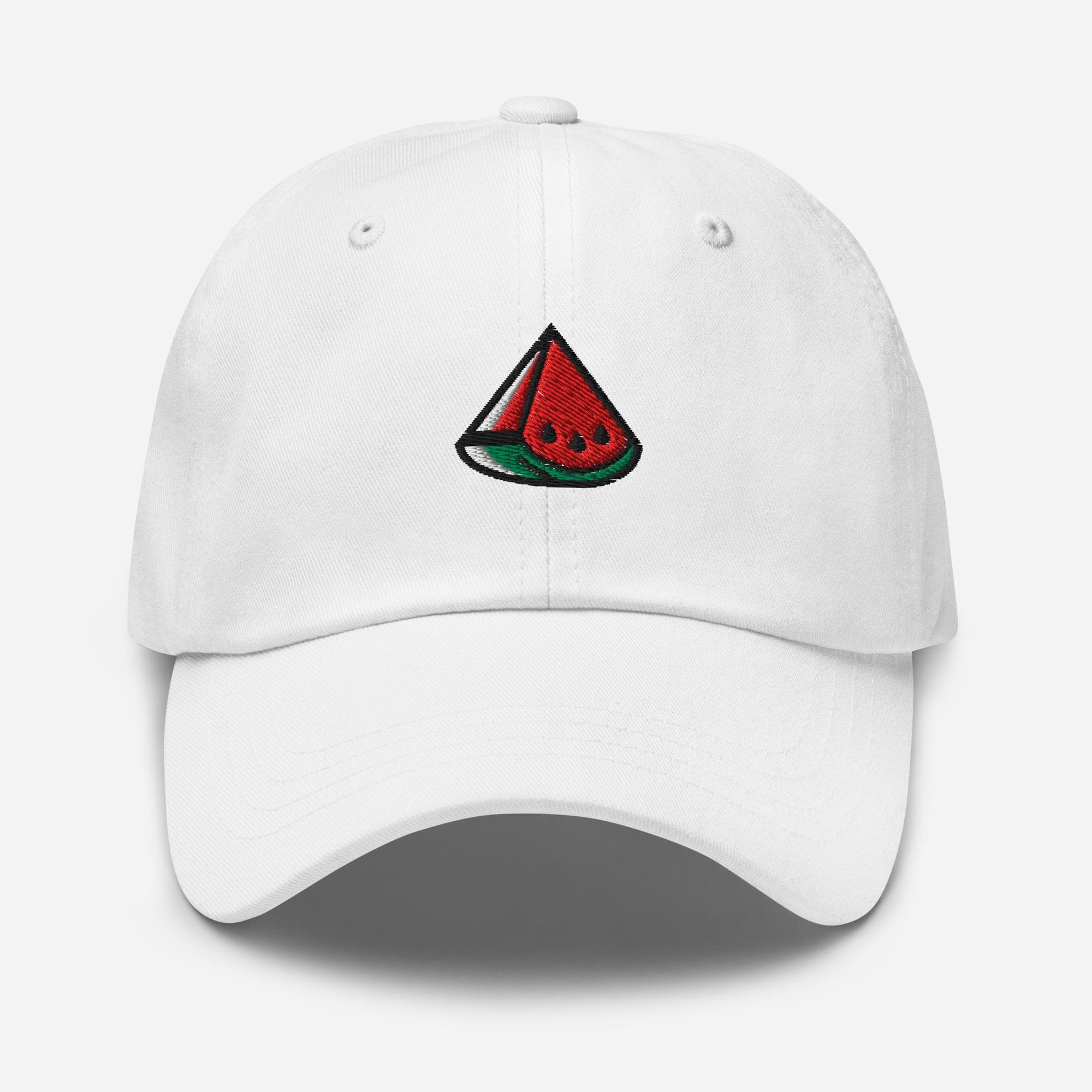 Embroidered Watermelon Hat – Cute Summer Fruit Cap, Watermelon Baseball Dad Hat, Fun Embroidery Gift