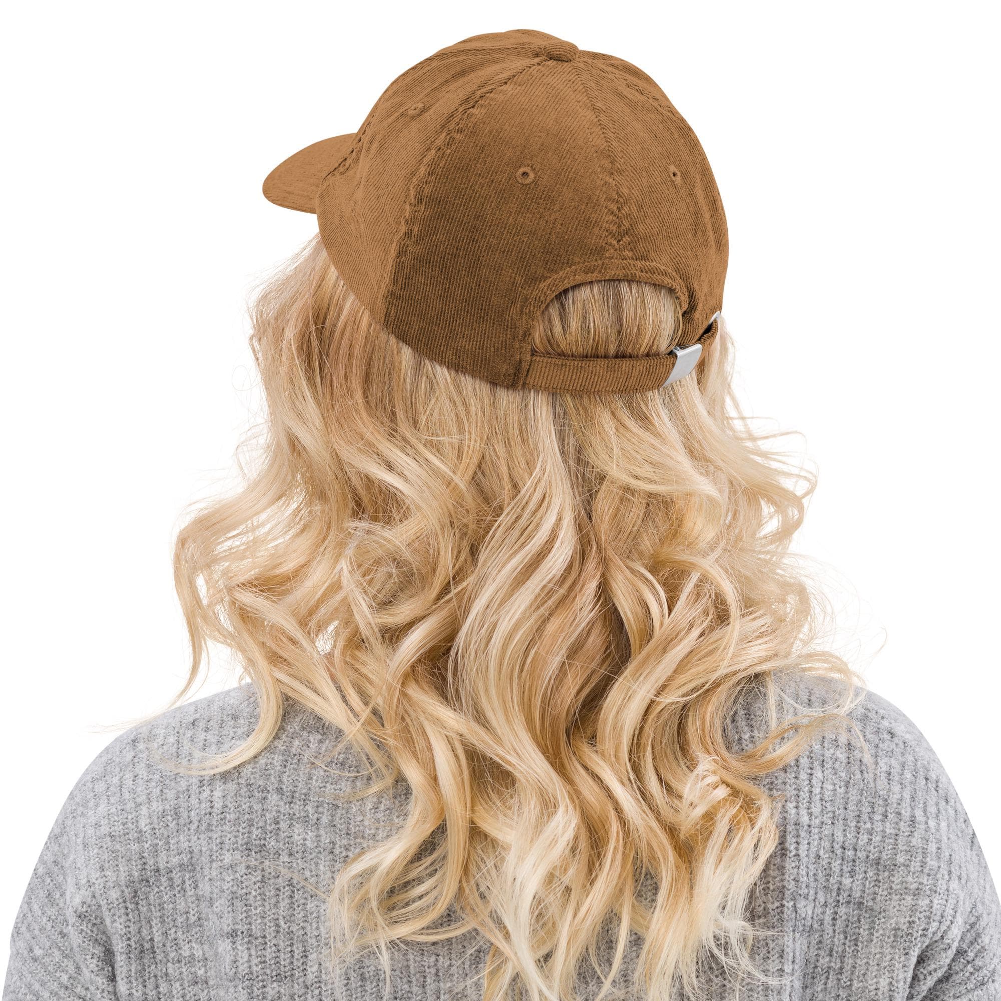 Gray Miata Embroidered Corduroy Cap | Mazda MX5 Car Hat Gift for Car Lovers | Retro Roadster Dad Hat | JDM Style Cord Cap for Miata Fans