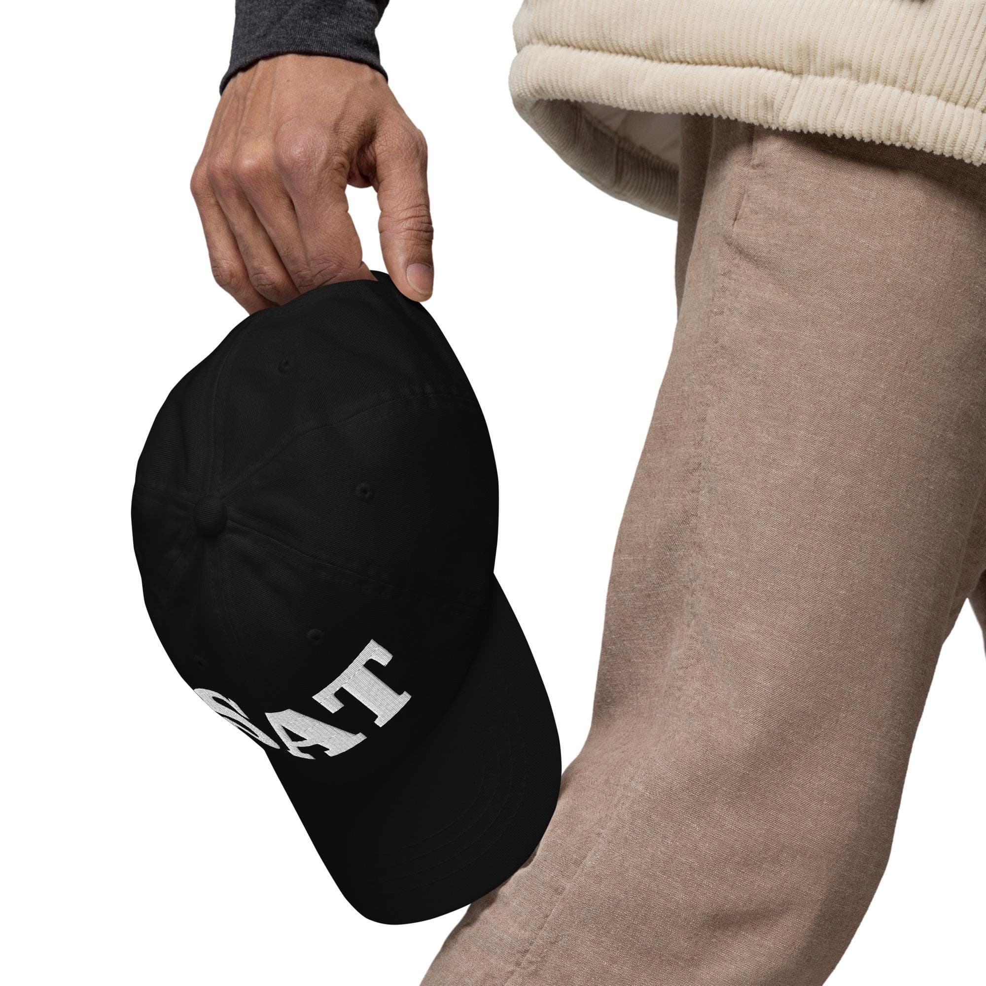 SAT HAT | Embroidered Dad Cap 
saturday hat
sat cap
hat with sat
cap with sat
funny hat
gift
memes
dad hat
trending hat
embroidered cap
for dad