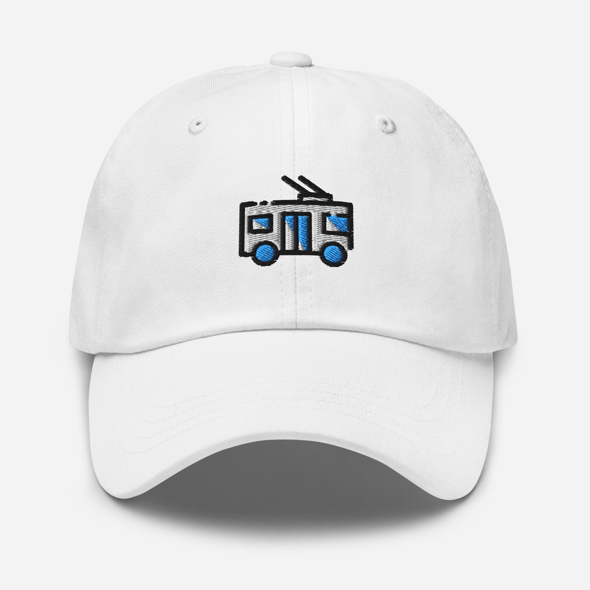 Cute Embroidered Bus Hat – Travel Baseball Cap, Aesthetic Dad Hat, Unique Gift for Travelers