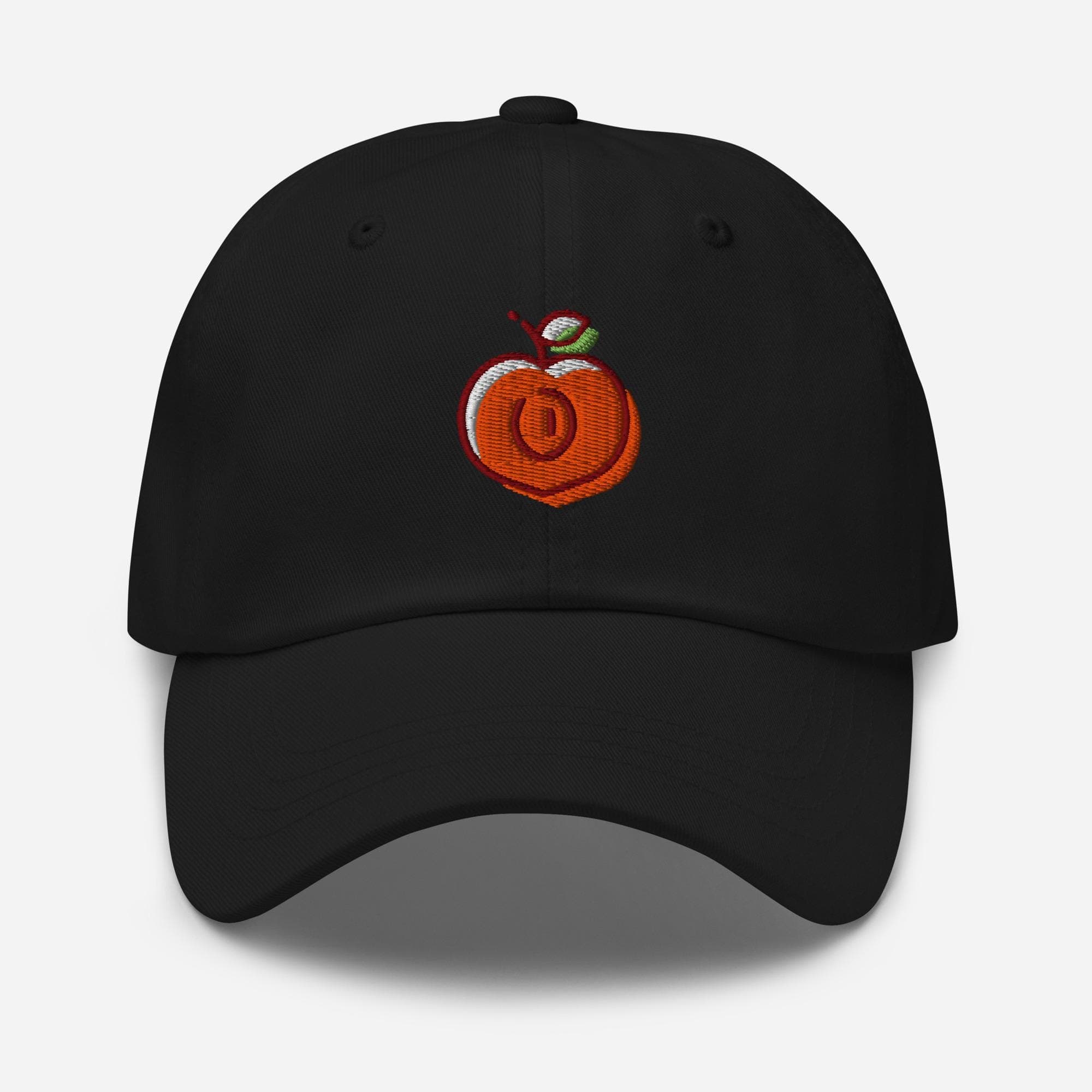 Cute Apricot Dad Cap | Baseball Hat for Fruit Lovers | Summer Fruit Embroidered Cap | Casual Unisex Adjustable Hat