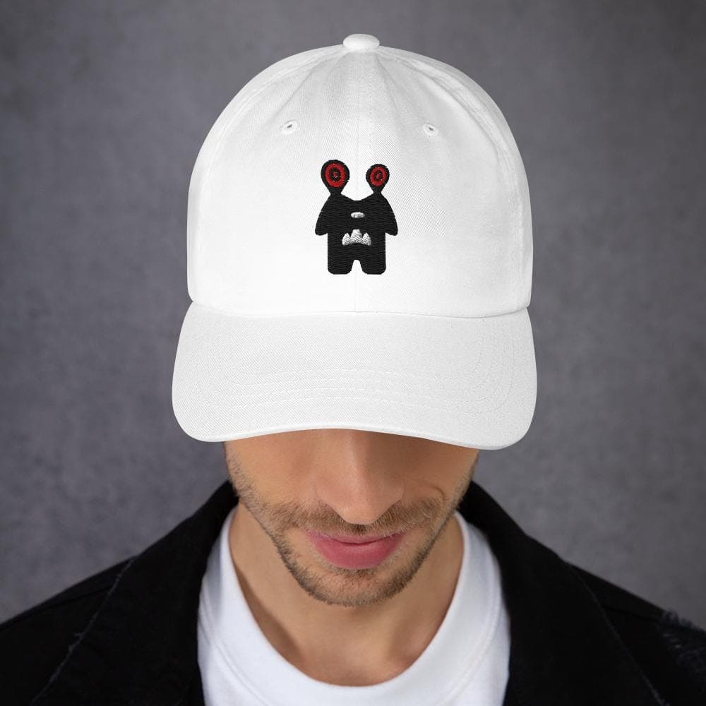 Halloween Monster Embroidered Cap – Spooky Cute Hat – Halloween Costume Accessory – Fun Embroidery Dad Hat