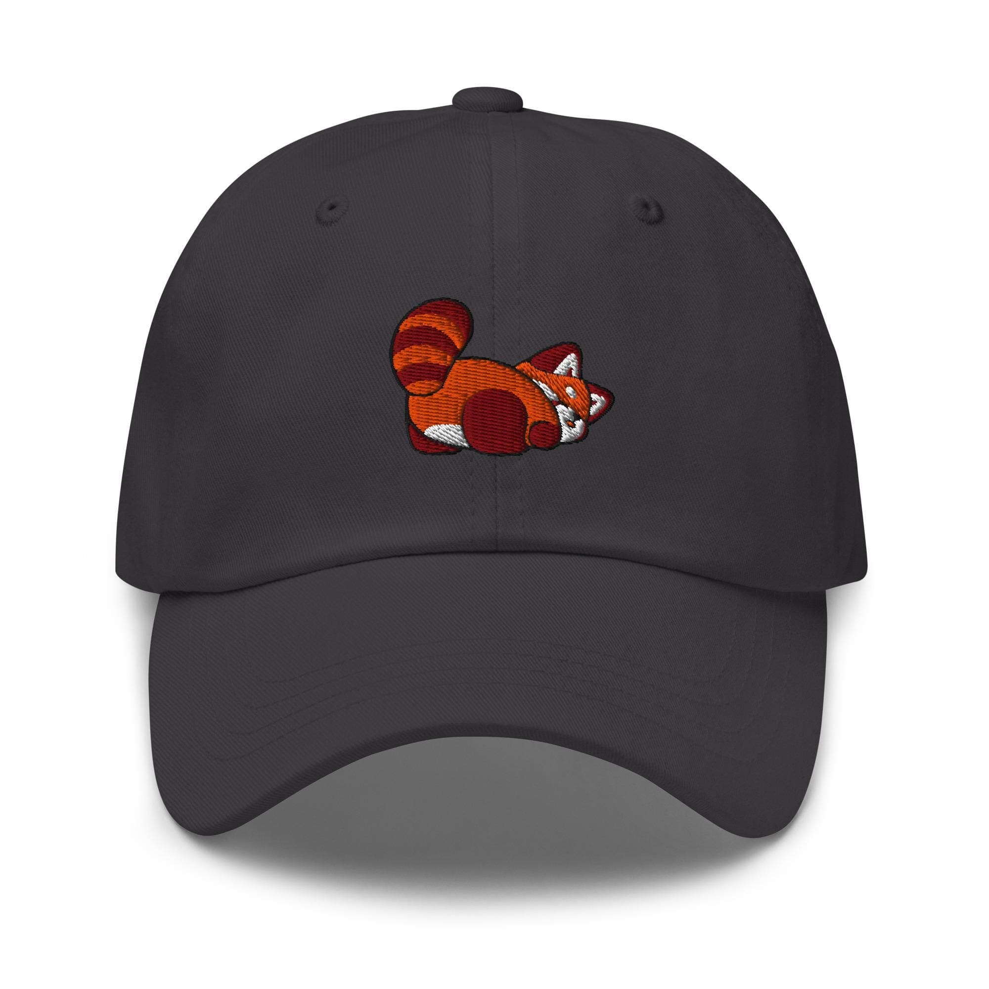 Cute Red Panda Playing Embroidered Dad Hat, Gift For Panda Lovers Baseball Cap, Dad Cap Gifts, Gift for Dad Gift for Mom Hat Panda