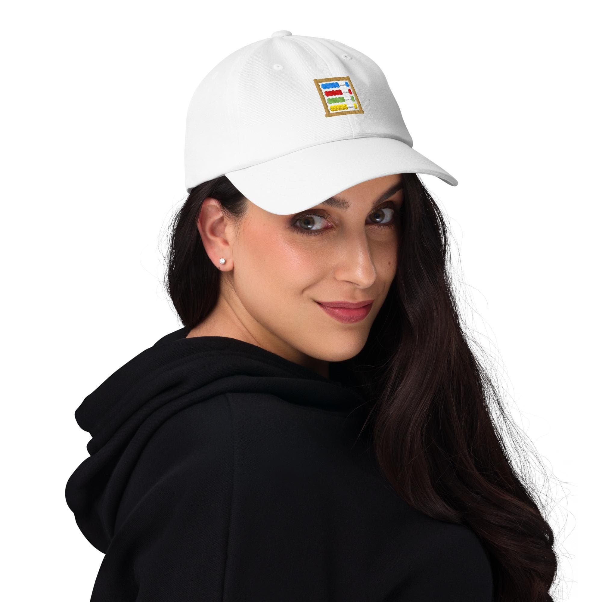 Embroidered Abacus Dad Cap – Math Teacher Gift, Numeracy Baseball Hat, Vintage Dad Hat for Math Lovers