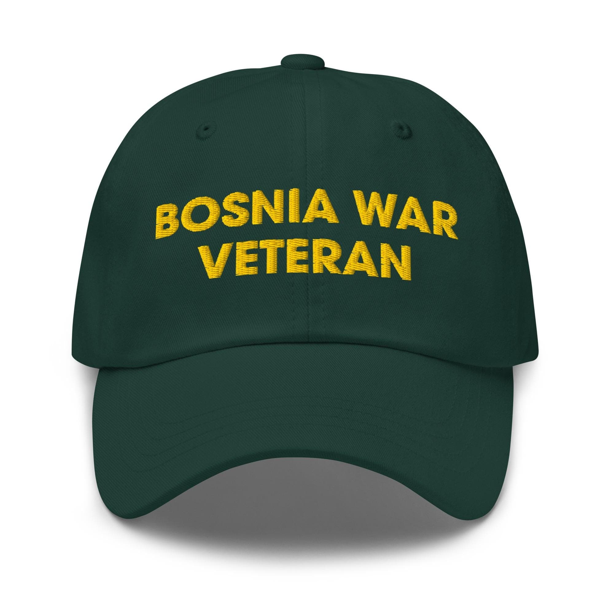 Bosnia War Veteran Hat Embroidered Hat Gift for Veteran Gift for Grandpa Unisex Baseball Hat Adjustable Strap Hat For Men